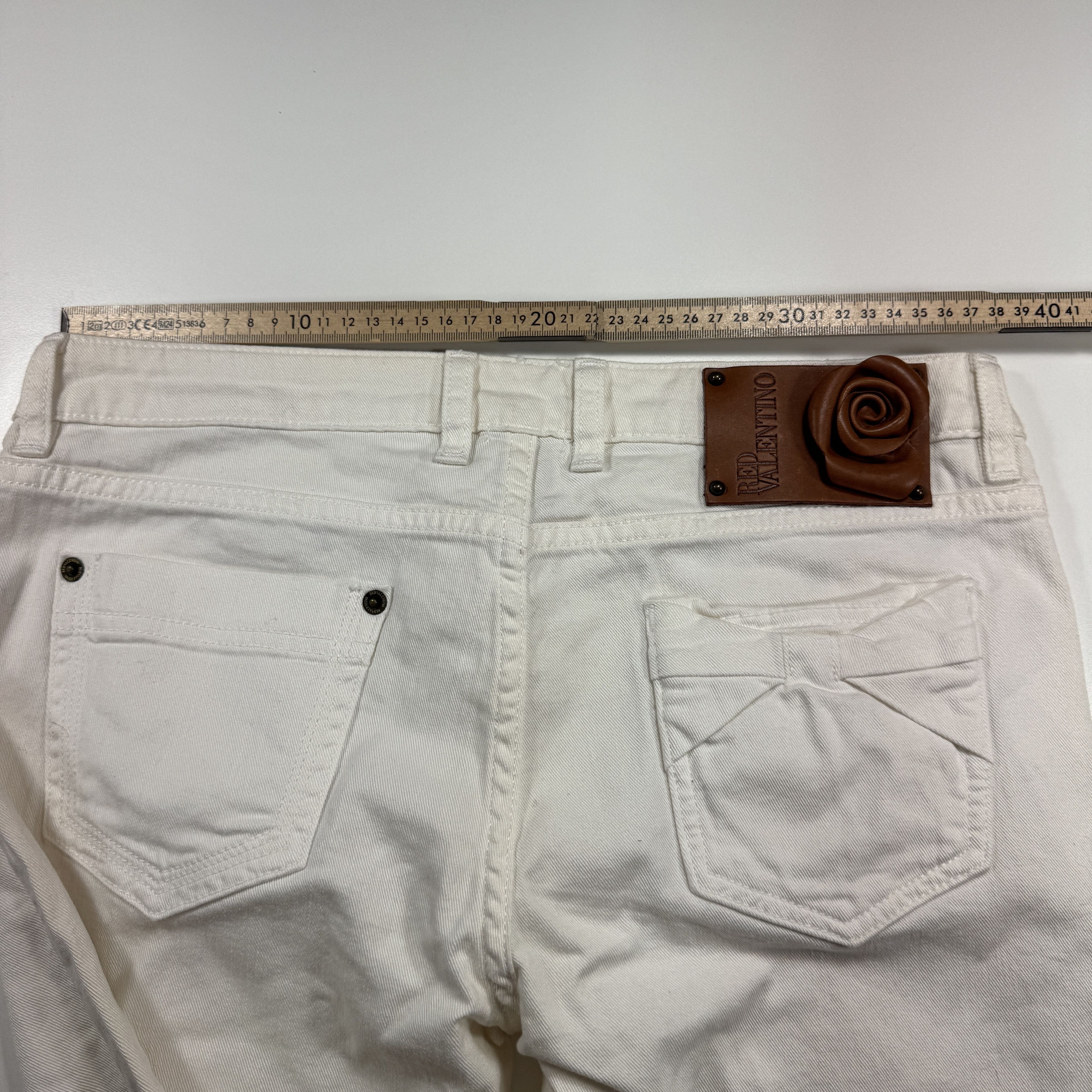 Valentino Valentino White Slim Crop Jeans Size 30" / US 8 / IT 44 - 3 Thumbnail