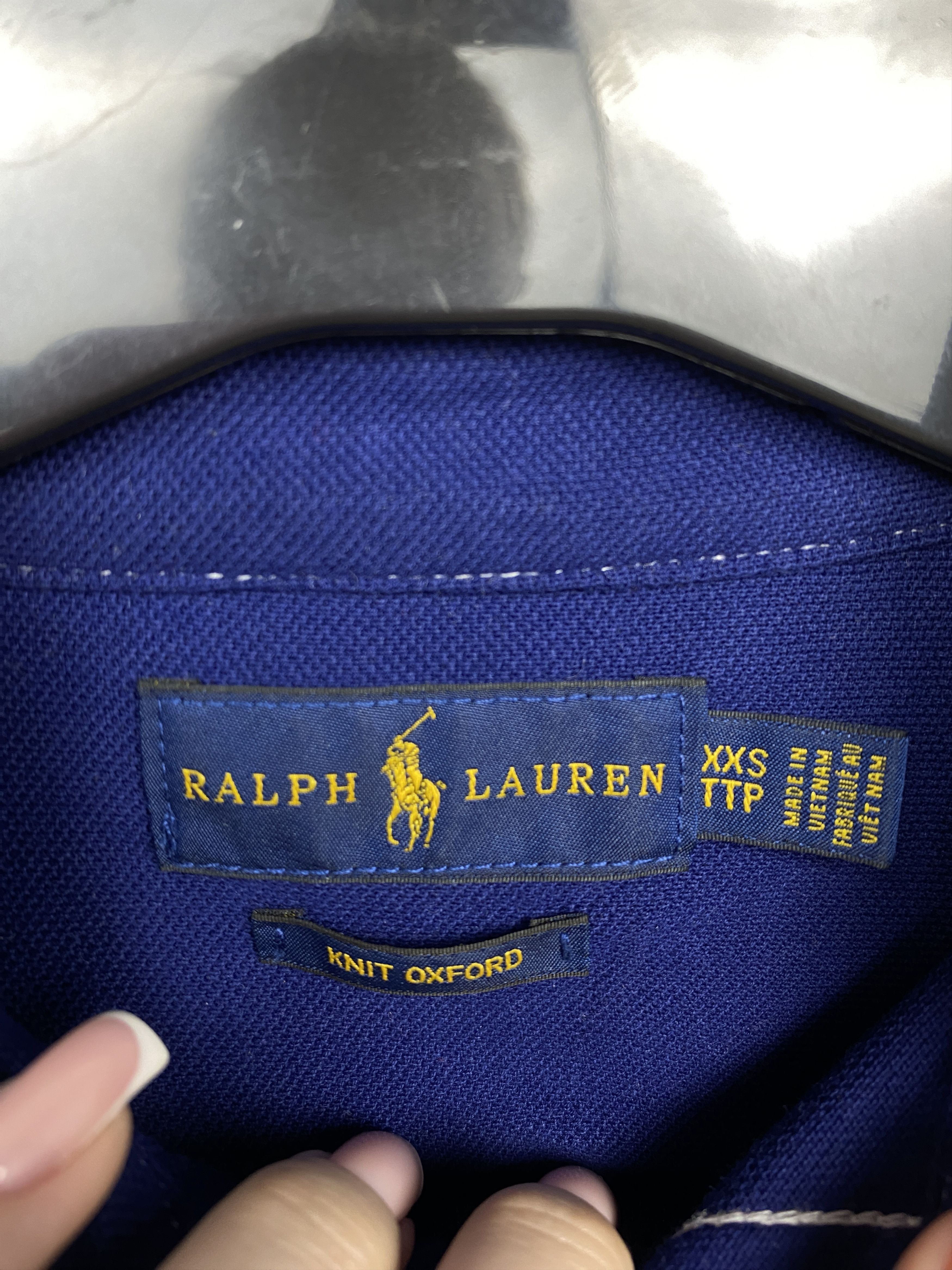 Polo Ralph Lauren Polo Ralph Lauren Mens Knit Oxford Long Sleeve Shirt Size US XXS / EU 40 - 4 Thumbnail