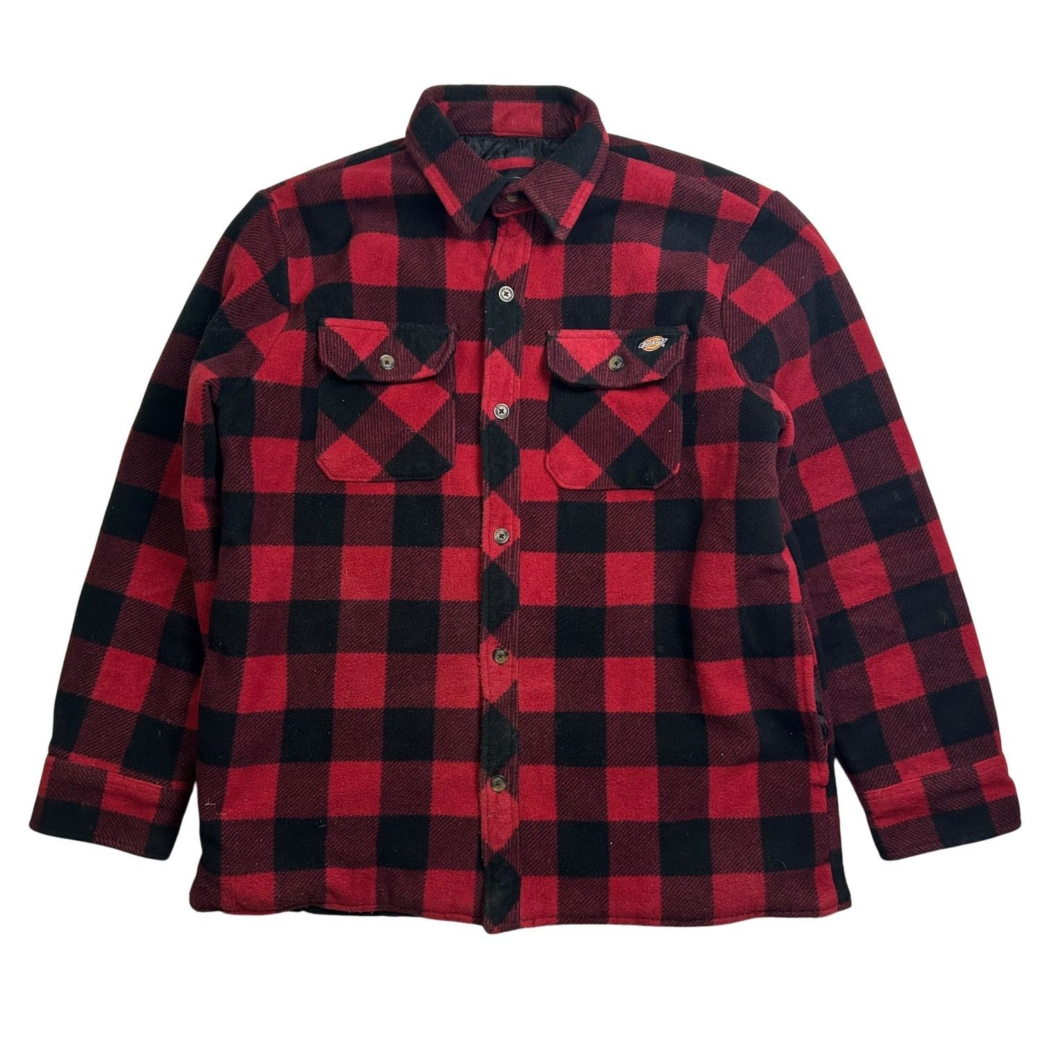 Dickies Dickies Red Plaid Flannel Fleece Quilted Jacket Men's Large Size US L / EU 52-54 / 3 - 1 Thumbnail