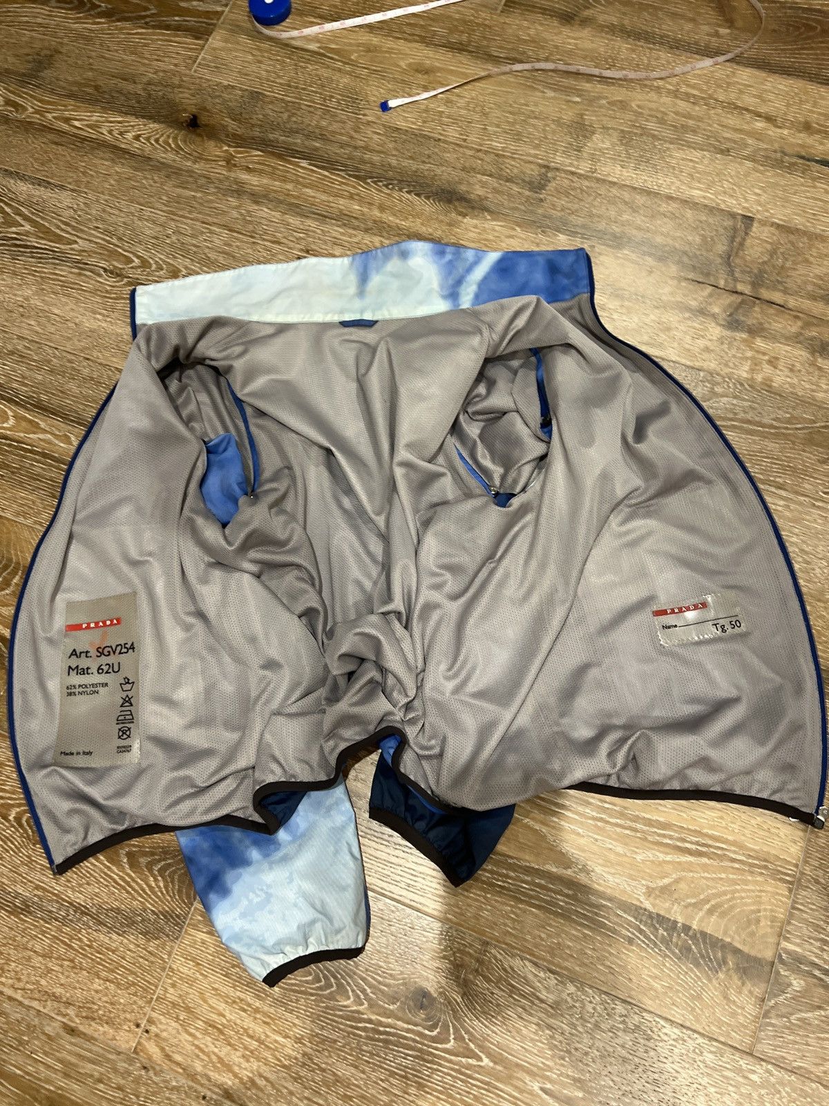 Prada Prada SS00 Sport 2in1 Royal Blue Cloud Jacket Grailed