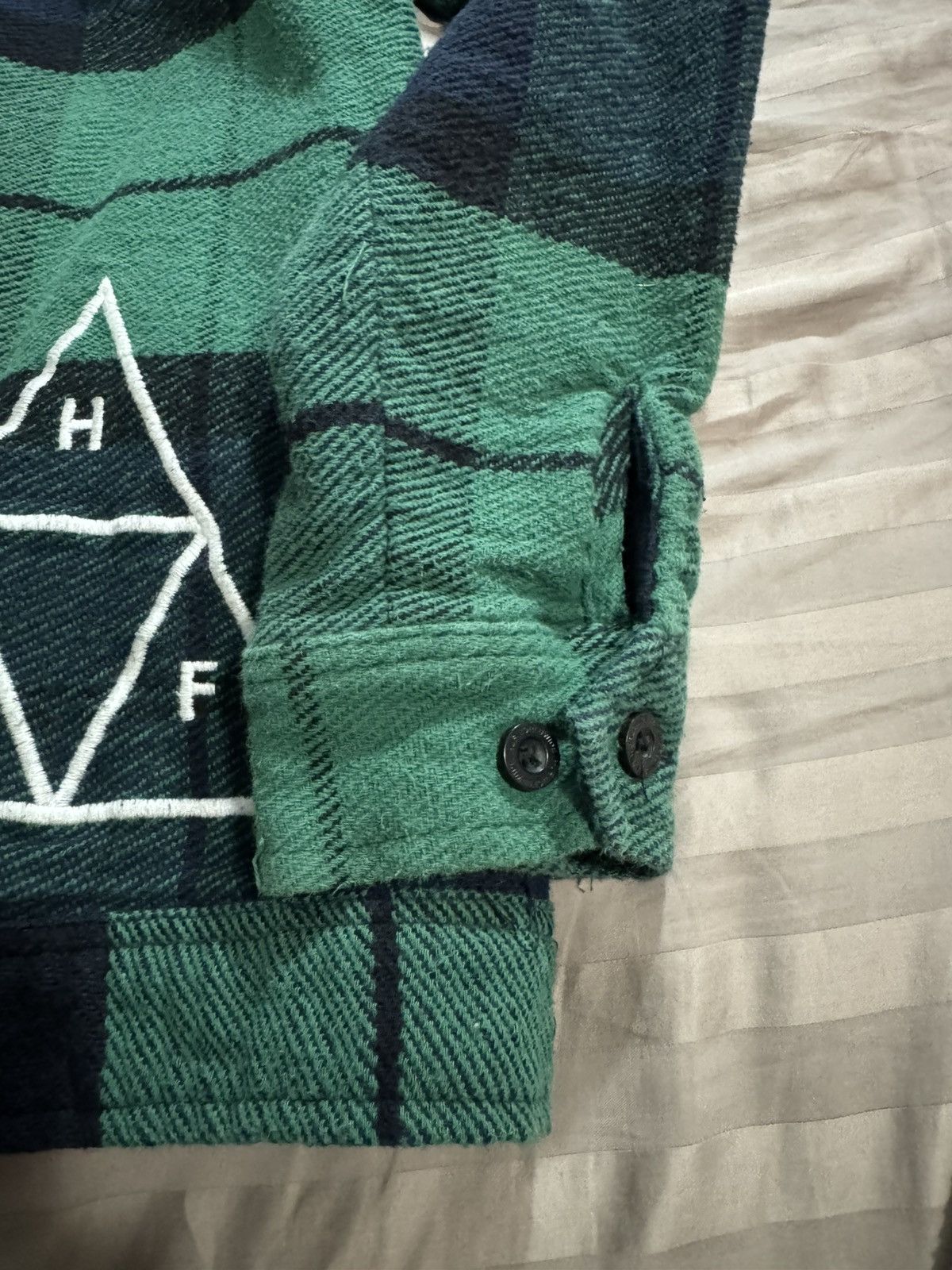 Huf × Pleasures Huf Pleasures Flannel Zip Up Size US M / EU 48-50 / 2 - 3 Thumbnail