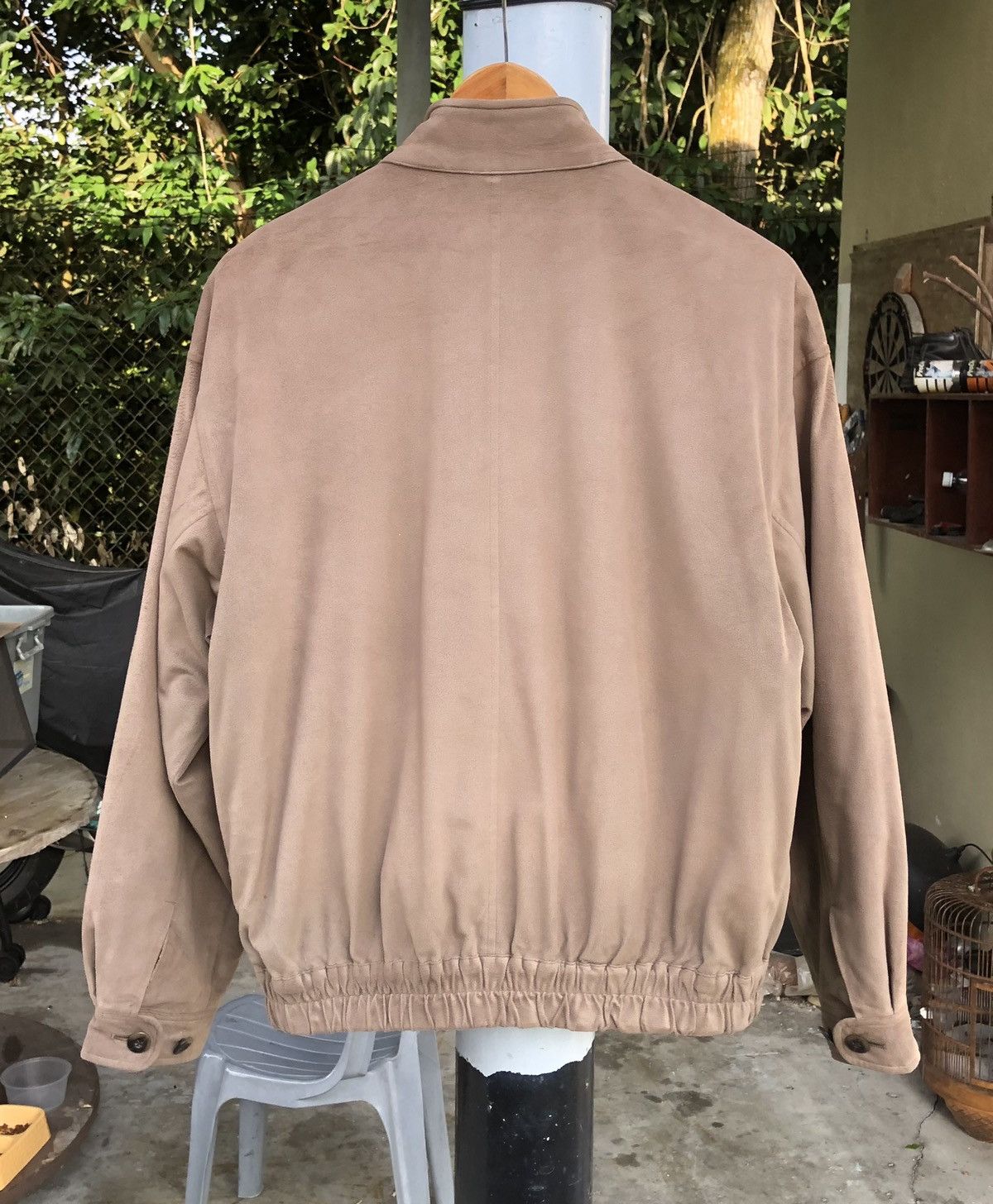 Japanese Brand Vintage Intermezzo Suede Bomber Jacket Size US M / EU 48-50 / 2 - 9 Thumbnail