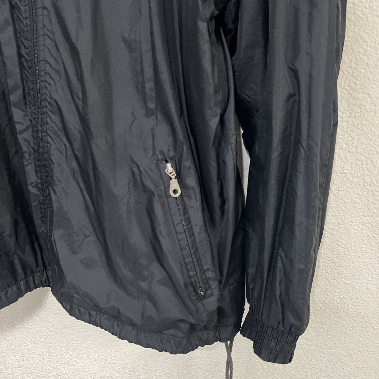 Nike Vintage 90s Nike Lined Jacket Lightweight Black Size US XL / EU 56 / 4 - 4 Thumbnail