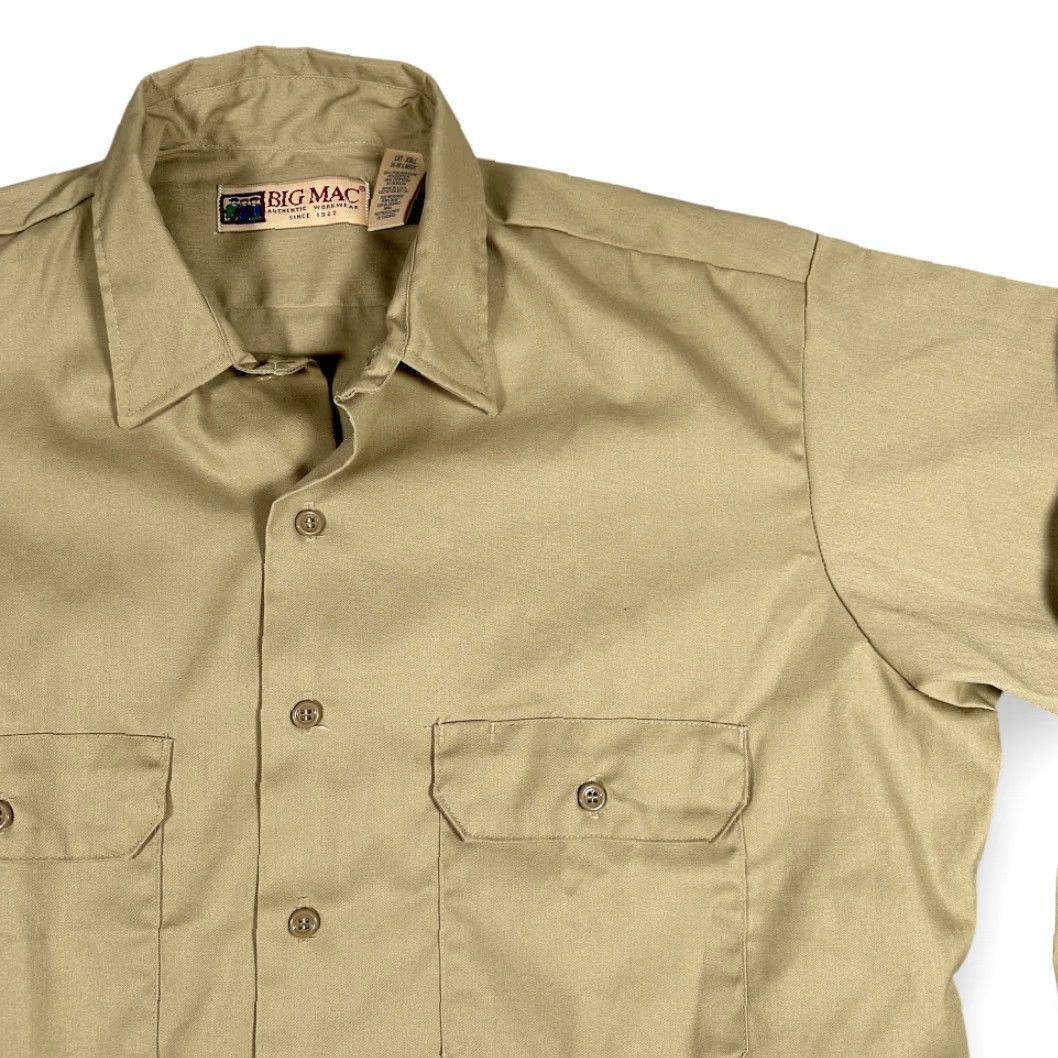 Vintage VINTAGE Big Mac Shirt Adult LARGE Brown JC Penney Workwear Uniform Prison USA 90s (Note: No extra text in final answer) Size US L / EU 52-54 / 3 - 2 Thumbnail