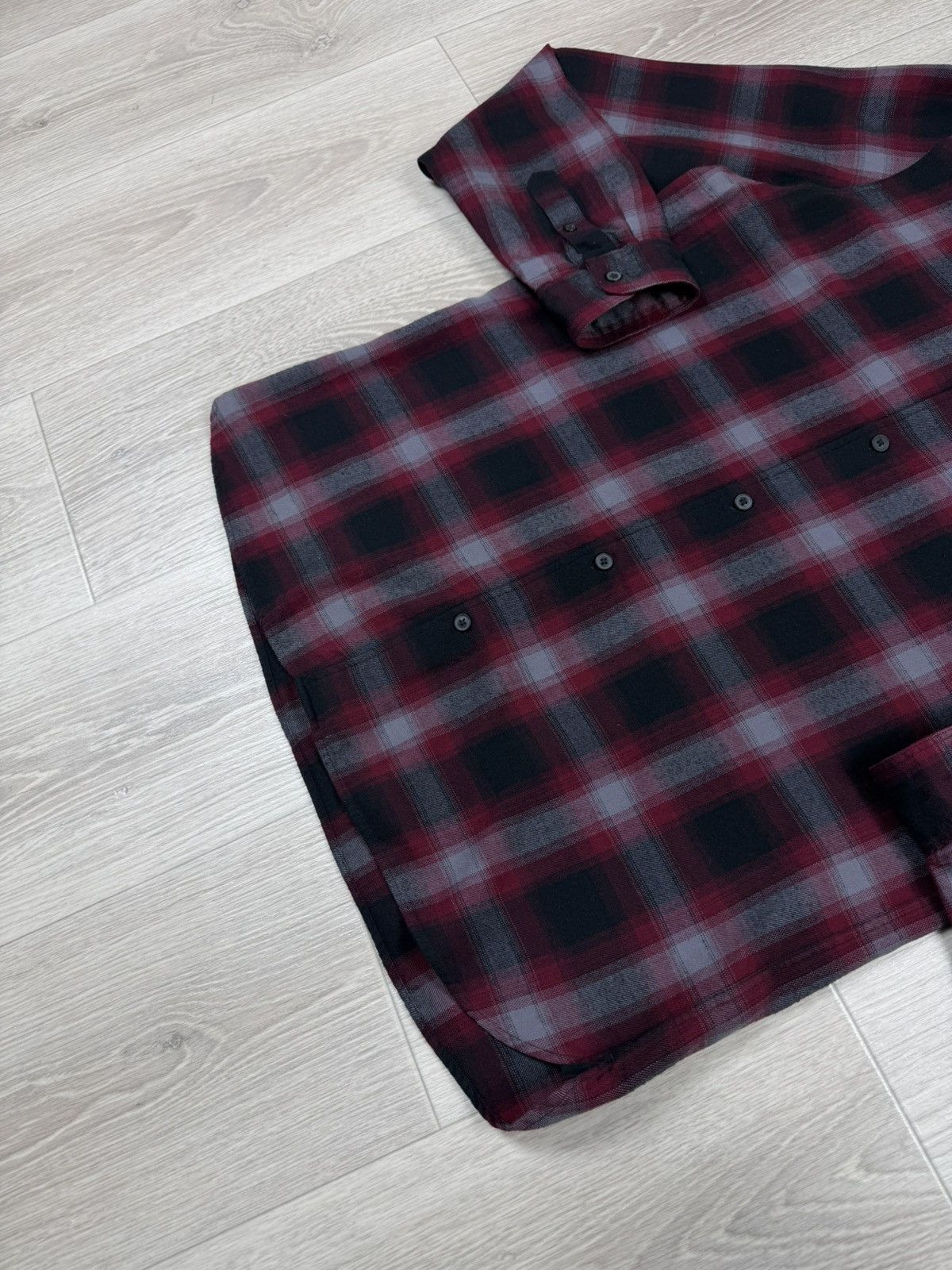 Allsaints Allsaints Dieffen LS Shirt Light Flannel Checkered Size L Size US L / EU 52-54 / 3 - 6 Thumbnail