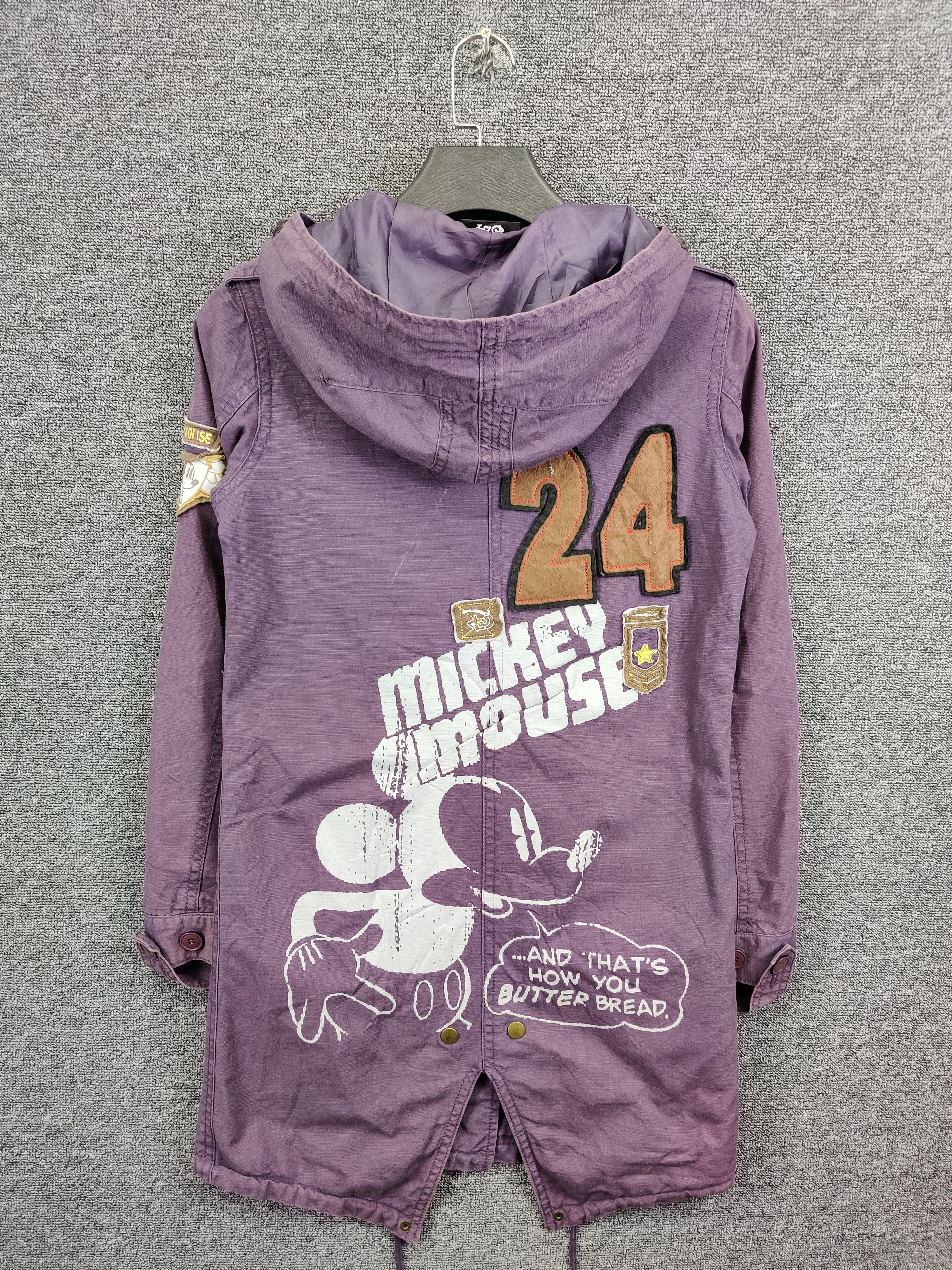 Vintage Disney Mickey Mouse Fishtail Parkas Jacket