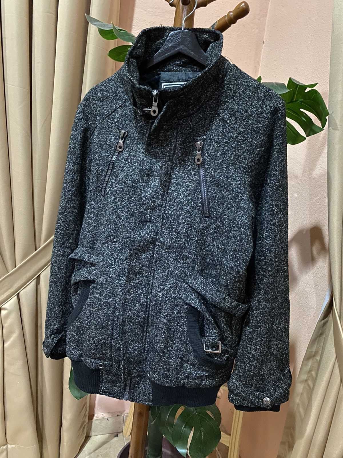 Other Diamond Julia Wool-Blend Bomber Jacket Stylish & Warm Urban Size US M / EU 48-50 / 2 - 2 Thumbnail