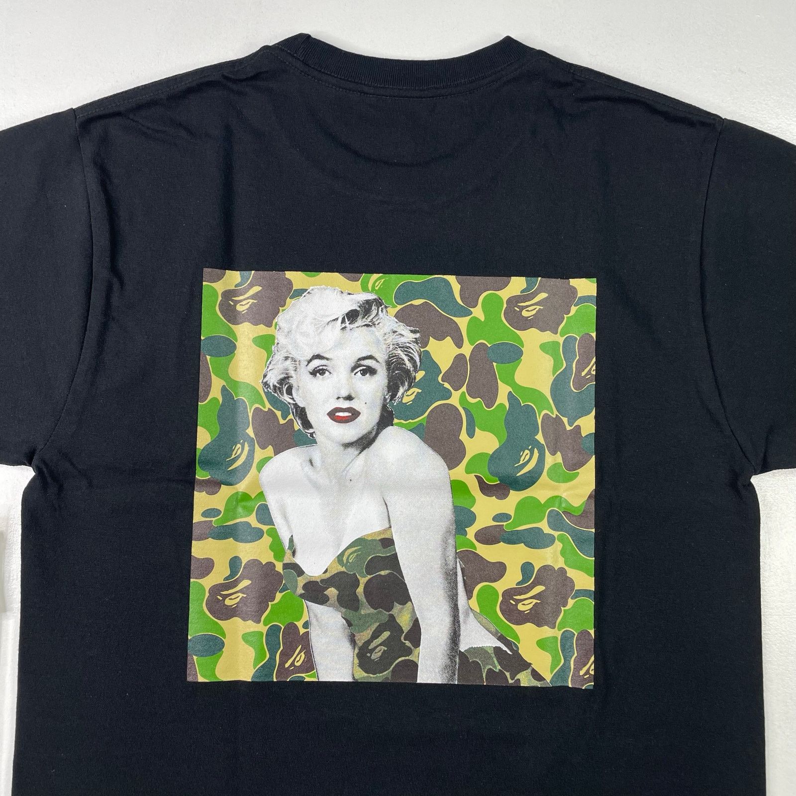 Bape Bape x Marilyn Monroe Rare Camo Tee Size US S / EU 44-46 / 1 - 8 Thumbnail