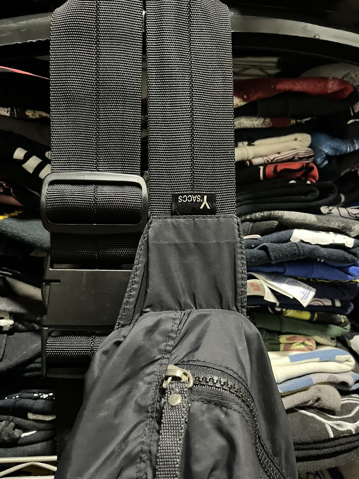 Japanese Brand × Vintage × Yohji Yamamoto Y’Saccs by Yohji Yamamoto Nylon Croosbody Bag 90s Size ONE SIZE - 3 Thumbnail