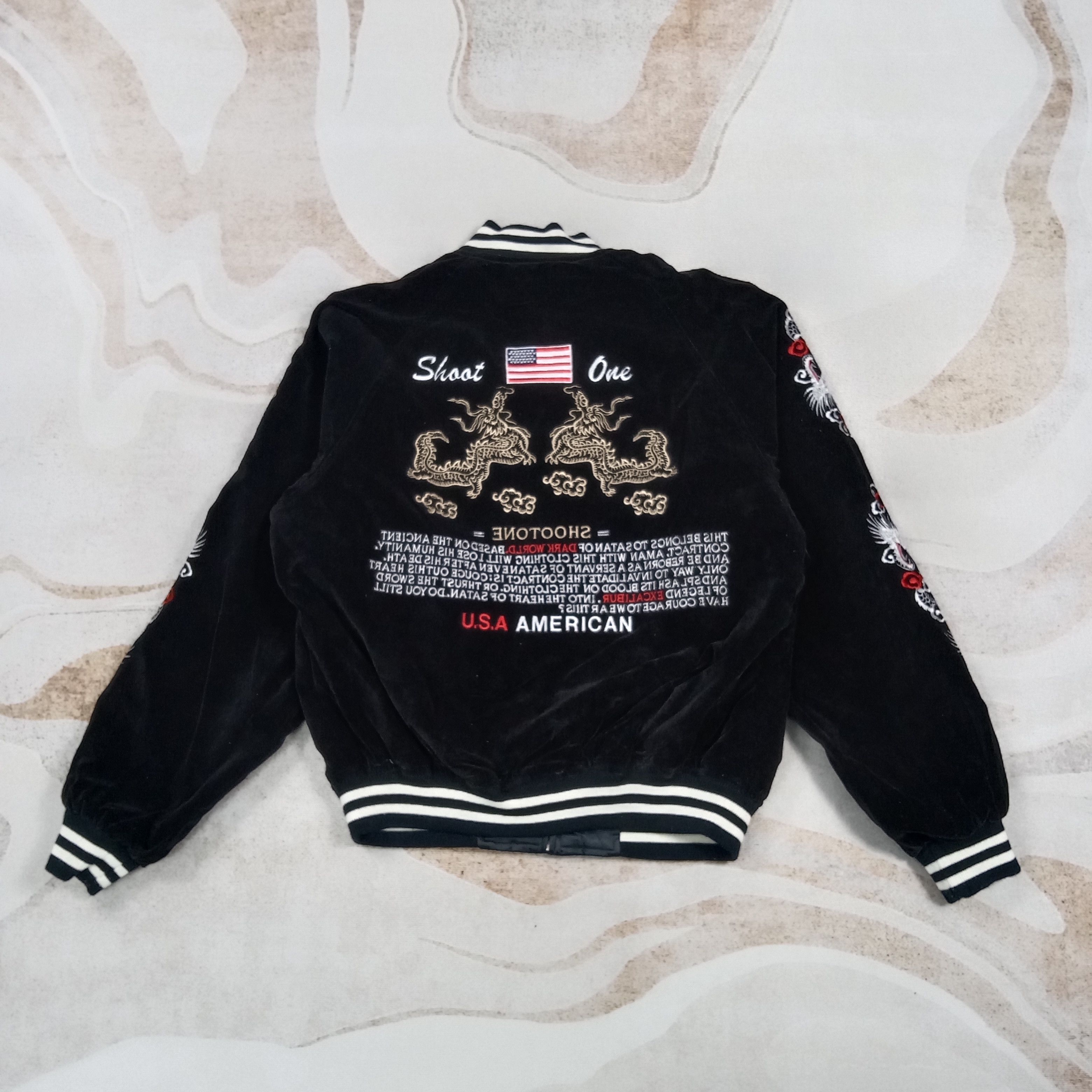 Japanese Brand Shoot One Reversible Sukajan Jacket C291N24 Size US M / EU 48-50 / 2 - 5 Thumbnail