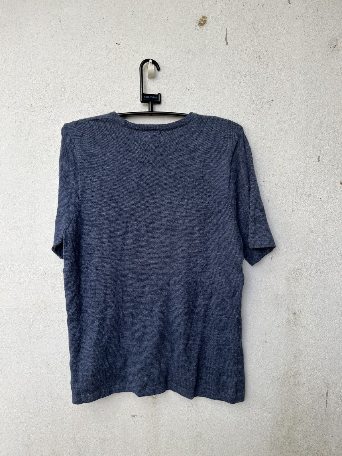 45rpm 🔥BEAMS XL BLUE BLANK MINIMALIST T SHIRTS Size US XL / EU 56 / 4 - 7 Thumbnail