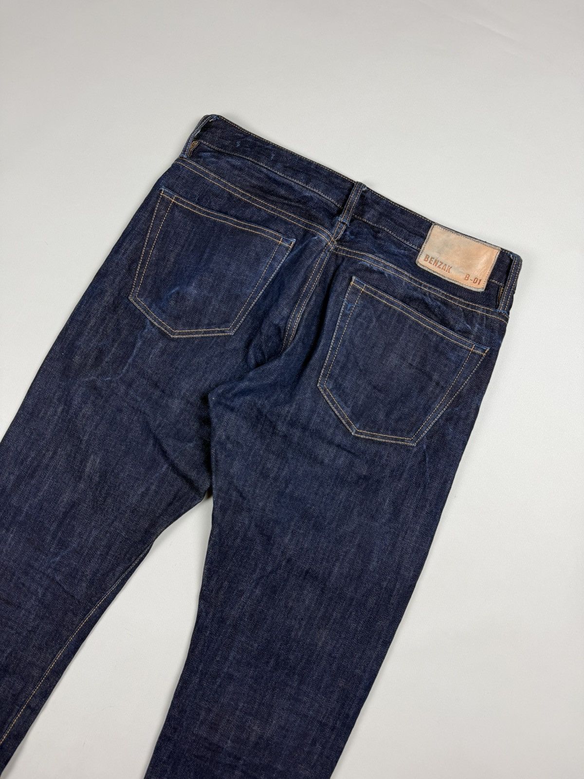 Benzak Denim Developers BDD Benzak B-01 Slim 13 Oz Selvedge Denim Men’s Jeans Size US 32 / EU 48 - 20 Thumbnail