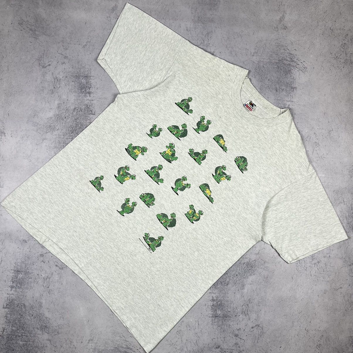 Vintage Vintage Turtle Sex position 18+ porn single stitch tee 1991 Size US XL / EU 56 / 4 - 1 Thumbnail