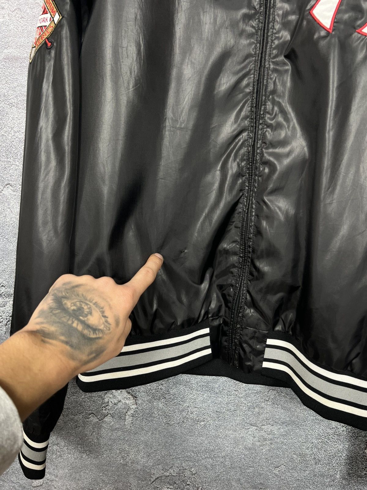 New York Yankees Vintage Majestic New York Yankees MLB Track Top Jacket Size US XL / EU 56 / 4 - 9 Thumbnail