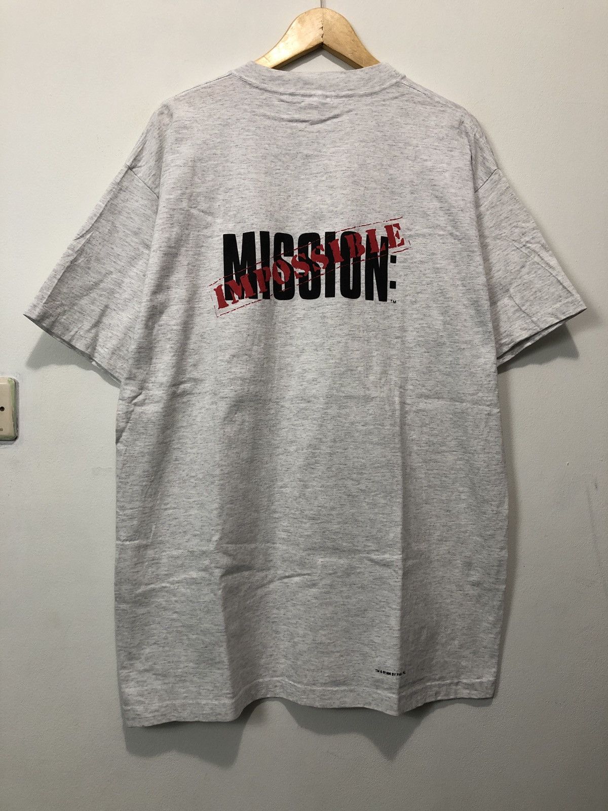 Vintage Vintage 90s Mission Impossible Movie T-Shirt Tom Cruise Size US XL / EU 56 / 4 - 1 Thumbnail