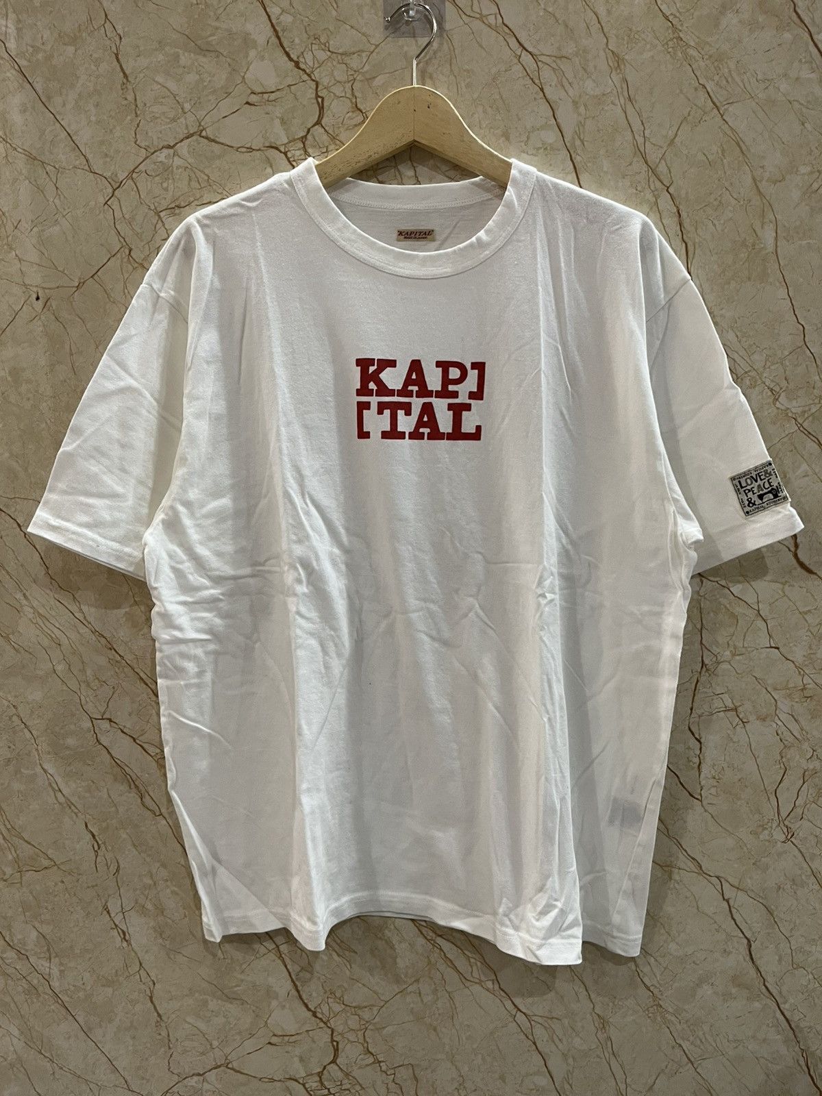 Kapital Kapital Rookie Crew Tee - White XLarge Size US XL / EU 56 / 4 - 1 Thumbnail