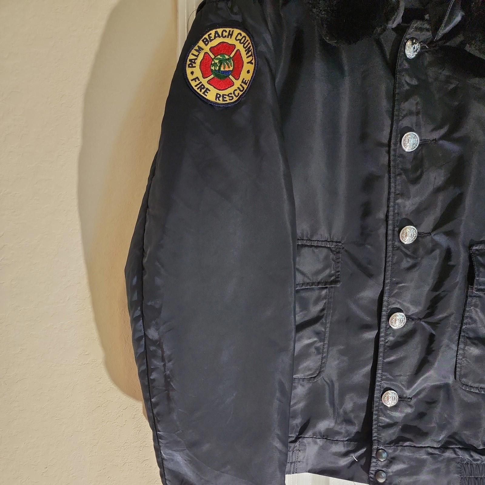 Eddie Bauer Ceiling Zero BLAUER Zip Buttons Fire Jacket Navy Sz 48 L Size US M / EU 48-50 / 2 - 4 Thumbnail