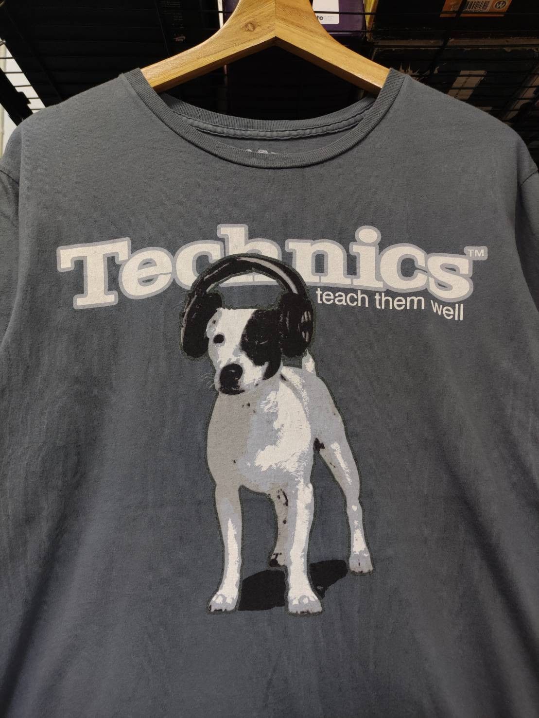 Vintage Vtg 00's Technics DJ " Teach Them Well " Made in USA T-Shirt Size US M / EU 48-50 / 2 - 1 Thumbnail