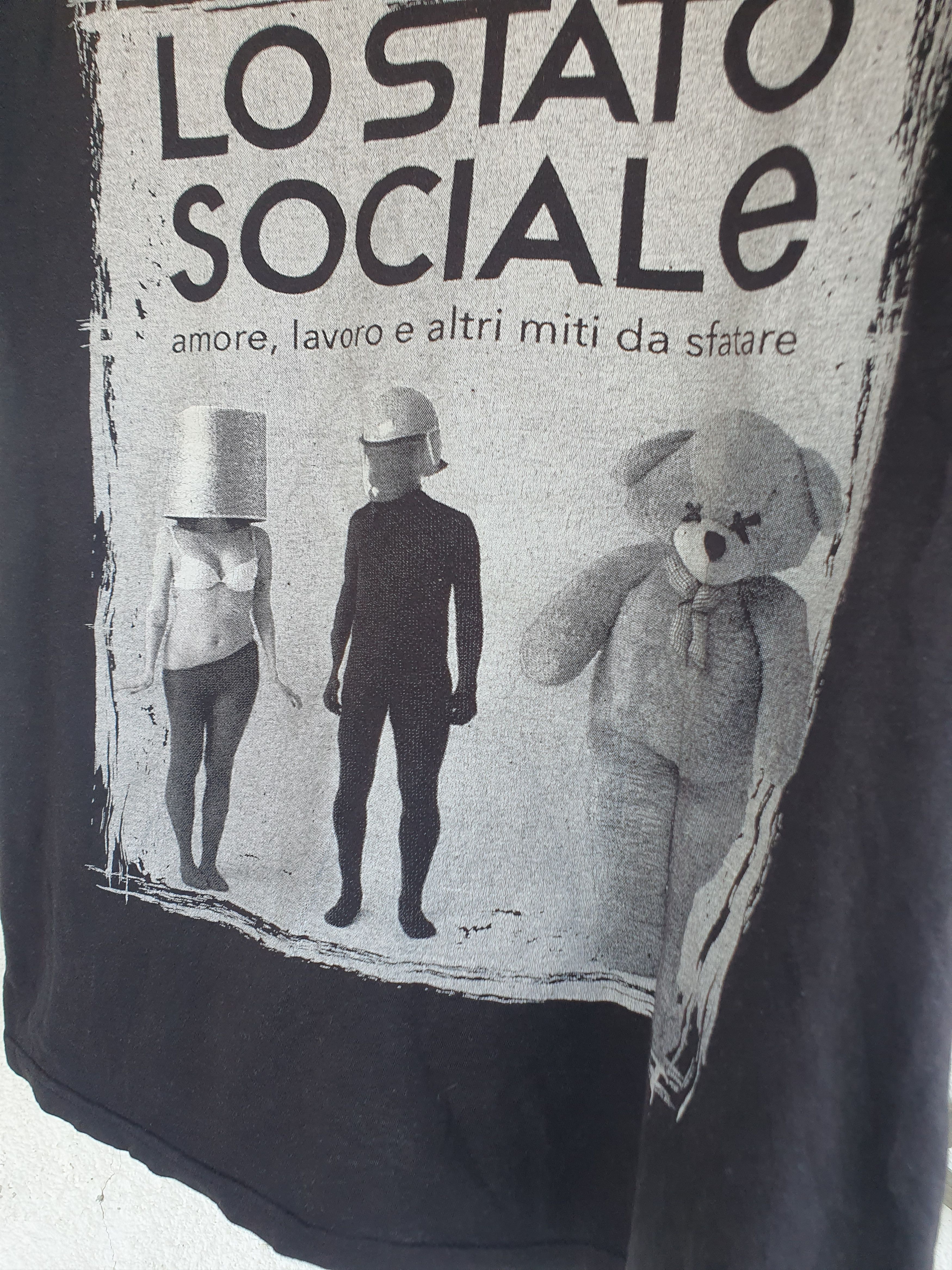 Band Tees Lo Stato Sociale Italian Band t-shirt Double Sided sz M Size US M / EU 48-50 / 2 - 7 Thumbnail