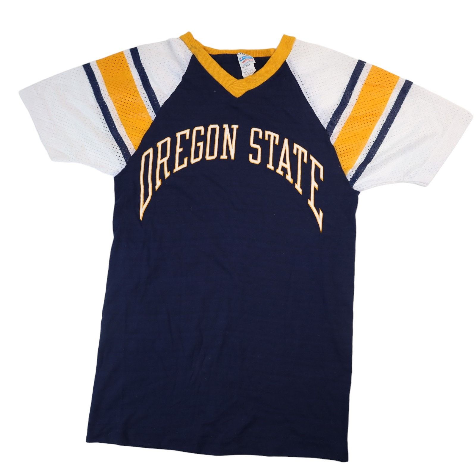 Champion × Vintage Vintage 90s Champion Oregon State Graphic Spellout T Shirt Size US M / EU 48-50 / 2 - 1 Thumbnail