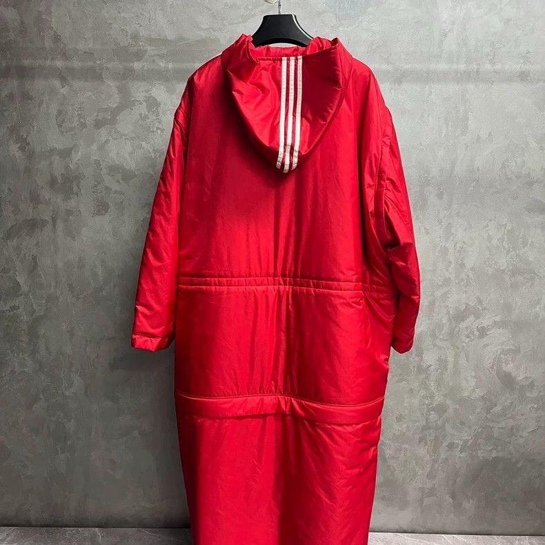 Balenciaga Balenciaga Balenciaga Red Long Hooded Jacket-2506 Size US M / EU 48-50 / 2 - 6 Thumbnail