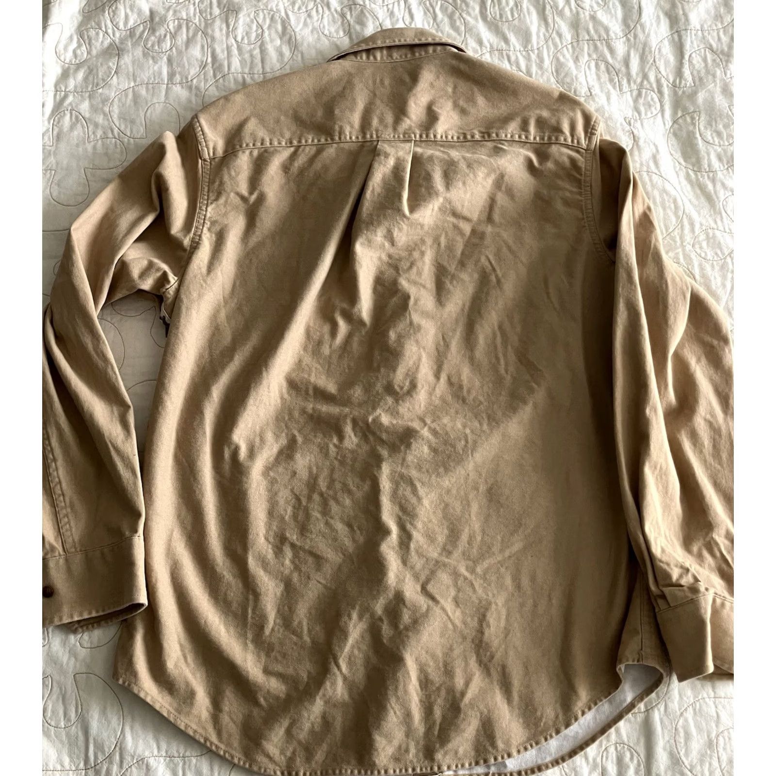 Vintage Western Shirt Mens M Long Sleeve Button-Down Wolf Wolves Cowboy Croft & Barrow Size US M / EU 48-50 / 2 - 7 Thumbnail