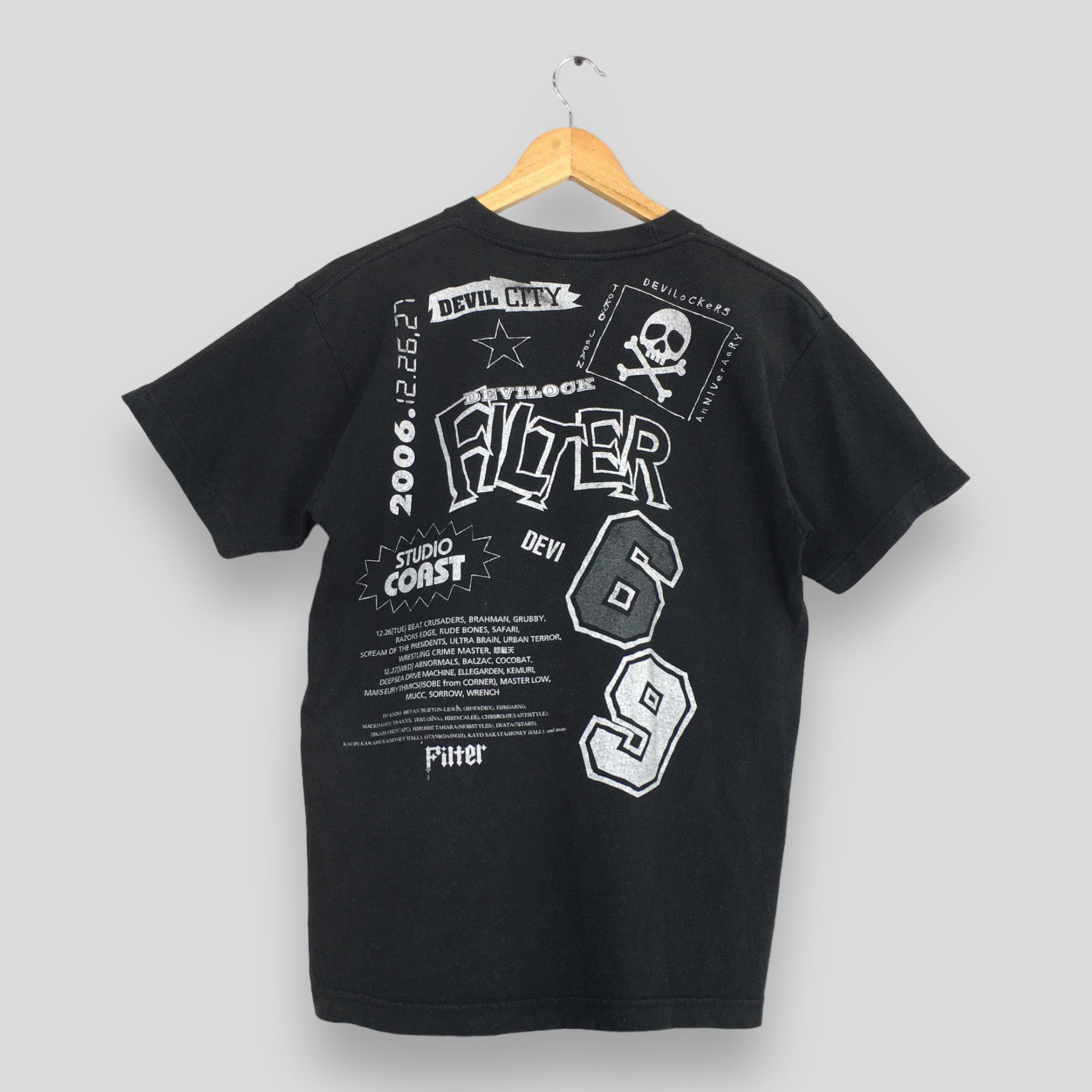 14th Addiction × Devilock × Drain Gang Vintage Devilock Japanese Streetwear Black T shirt Medium Size US M / EU 48-50 / 2 - 6 Thumbnail