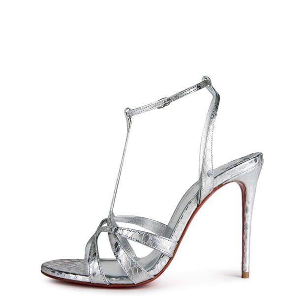 Christian Louboutin Tangueva 100m Strappy Sandals Size US 7 / IT 37 - 3 Thumbnail