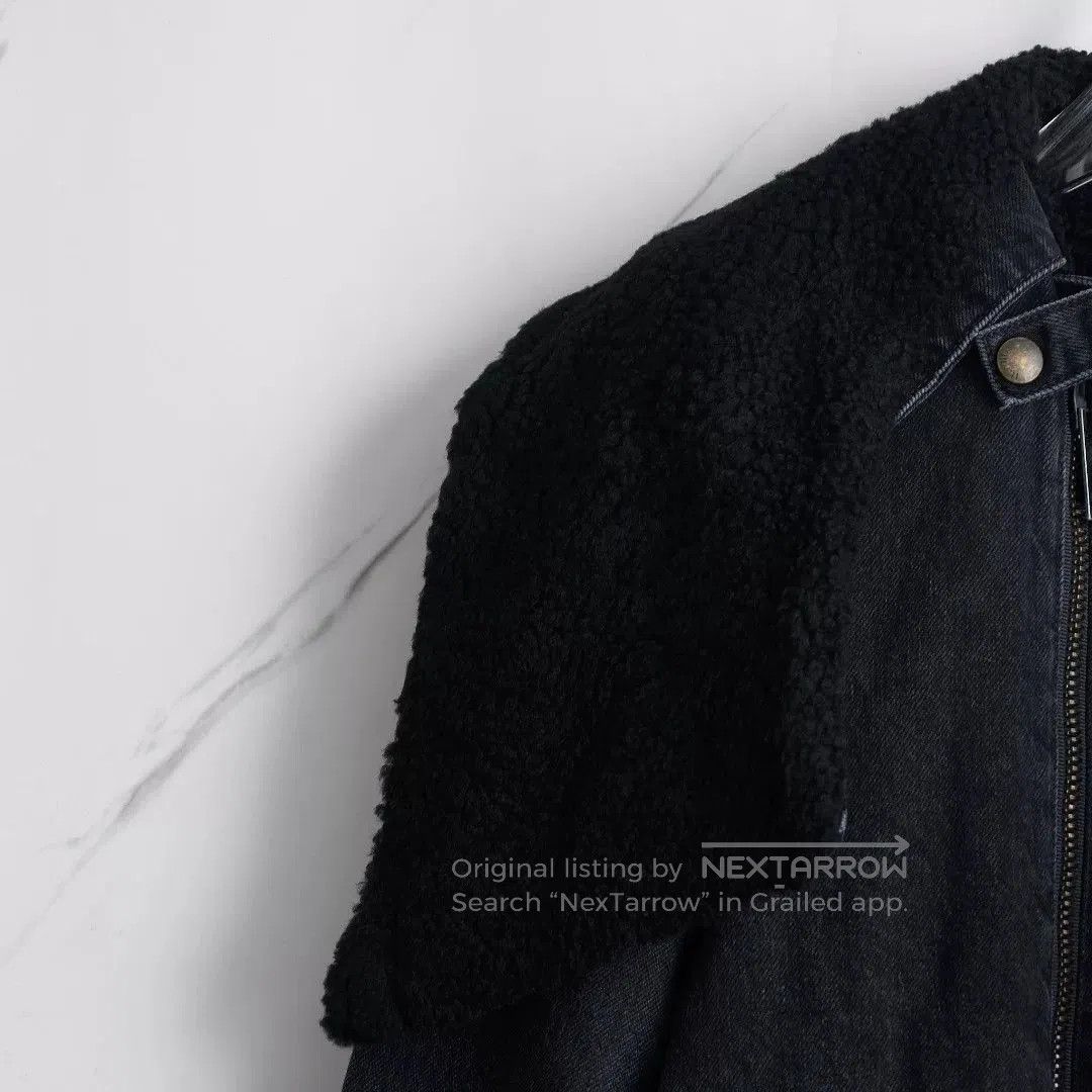 Ben Taverniti Unravel Project Unravel Project Asymmetrical Black Denim Jacket. Size M / US 6-8 / IT 42-44 - 3 Thumbnail