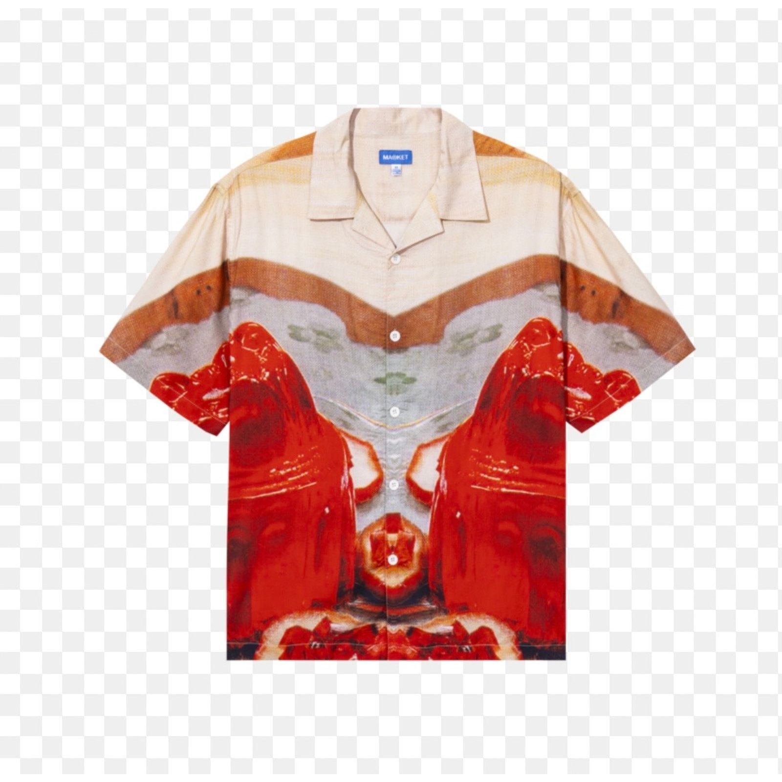 Market Chinatown Market Entertaining SS Button Up Men’s Msrp $100 Size US L / EU 52-54 / 3 - 1 Thumbnail