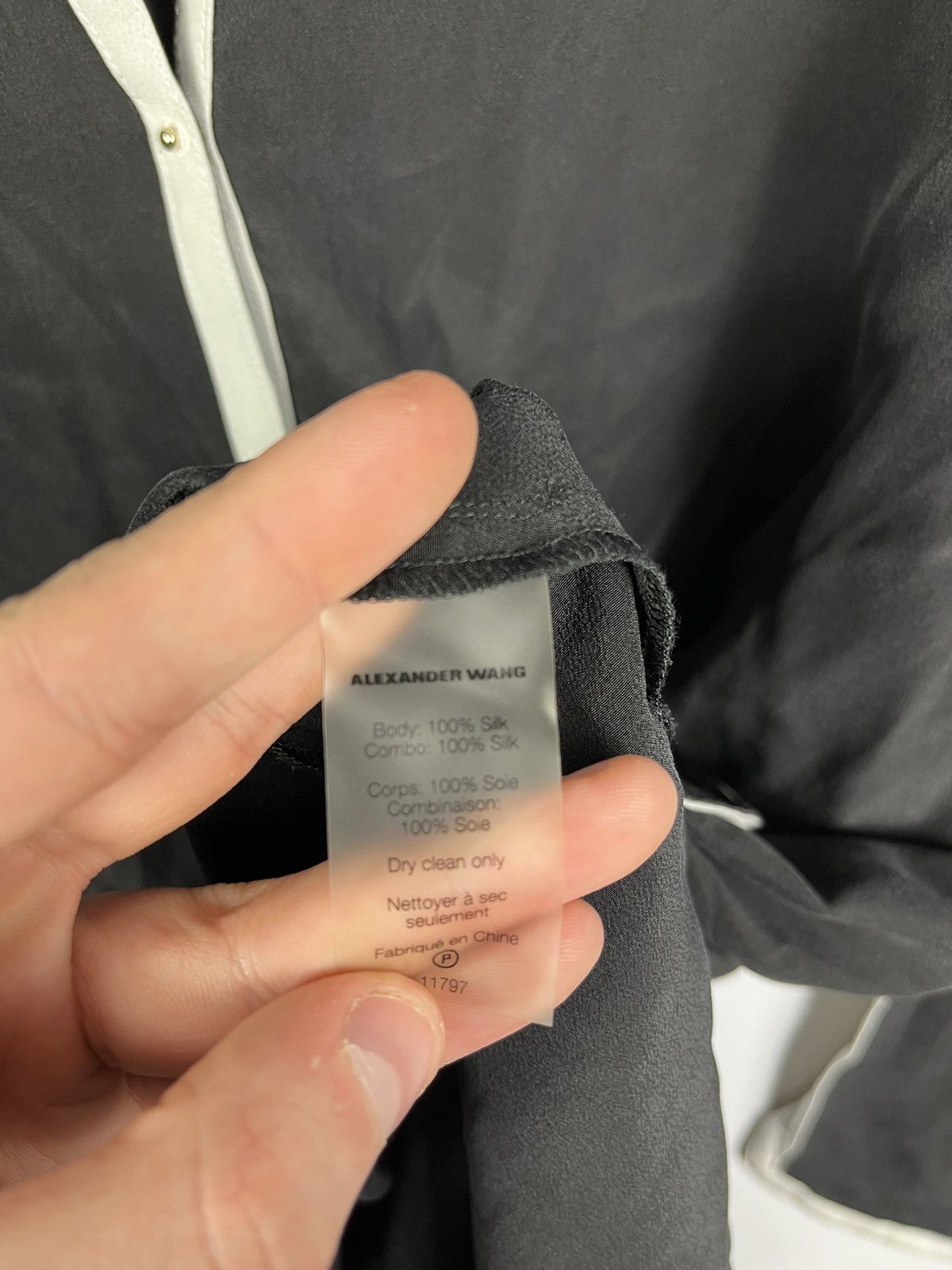T by Alexander Wang T by Alexander Wang 100% Silk Midi Dress Size L / US 10 / IT 46 - 4 Thumbnail