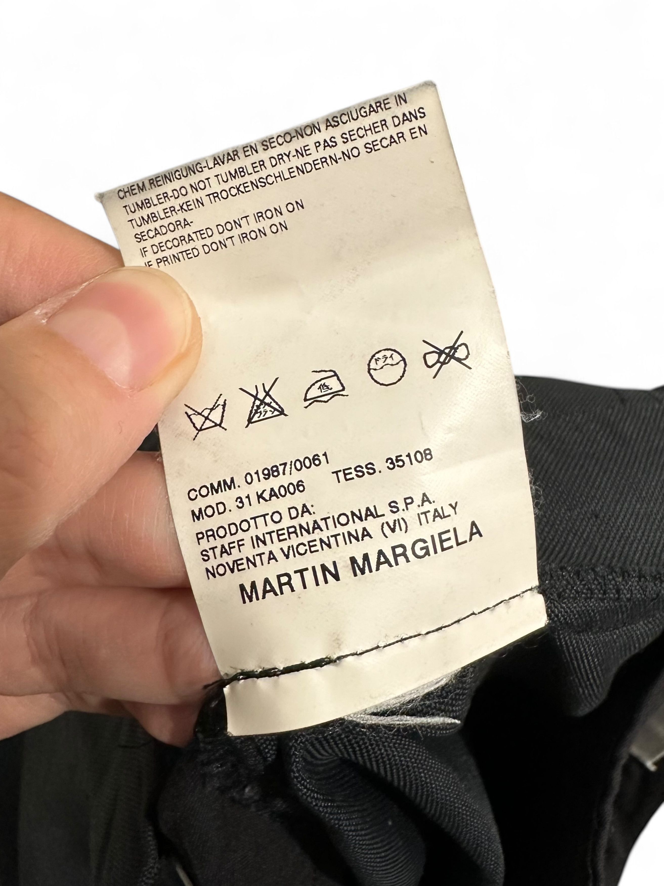 Maison Margiela Maison Martin Margiela 00s Pleated Cropped Trousers Size 26" / US 2 / IT 38 - 10 Thumbnail