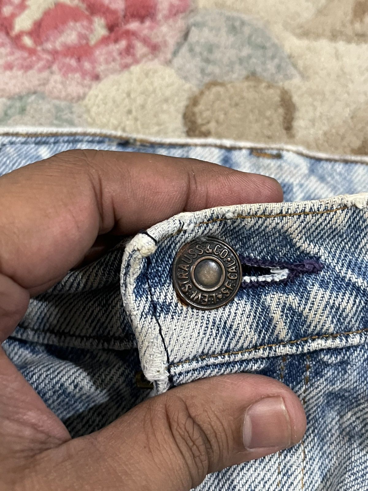 LVC × Levi's × Levi's Vintage Clothing Vintage Levi’s Orange Tab Distresses Denim Size US 28 / EU 44 - 8 Thumbnail