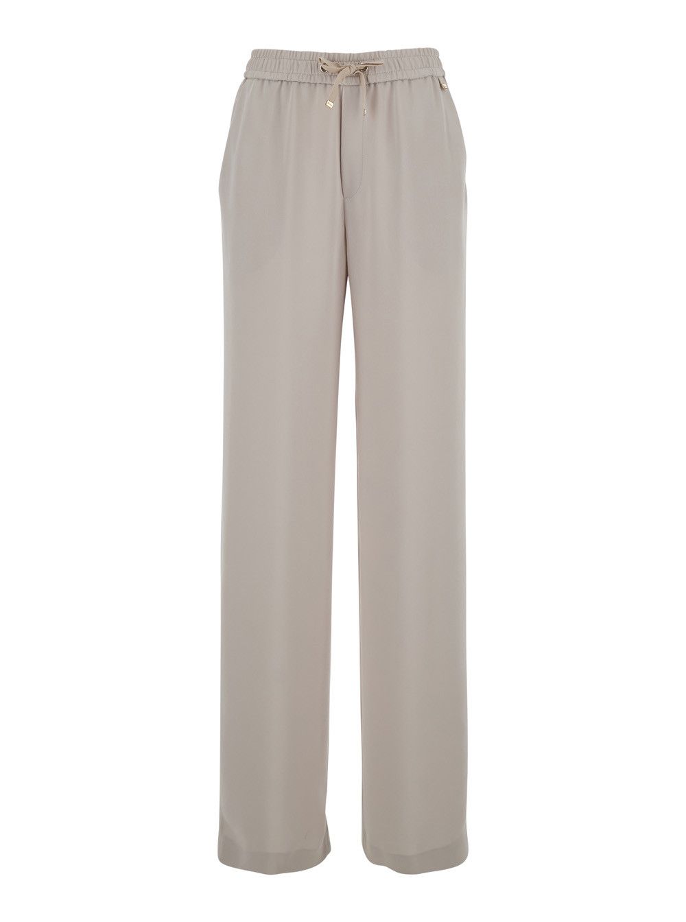 Herno Beige Pants with Elastic Waist in Tech Fabric for Women Size 28" / US 6 / IT 42 - 1 Thumbnail