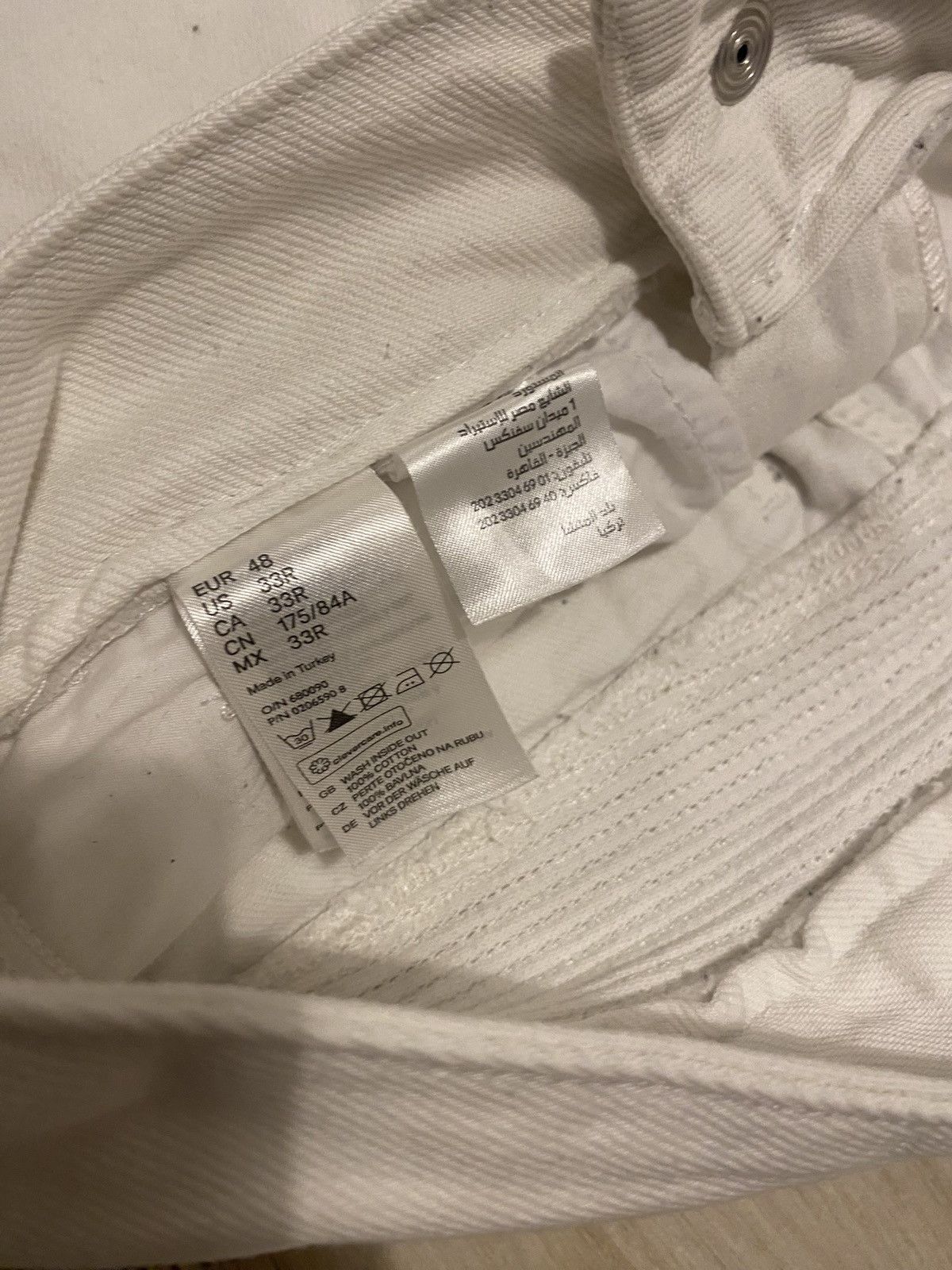 Isabel Marant FW13 Isabel Marant X H&M Biker White Denim Pants Size US 32 / EU 48 - 15 Thumbnail
