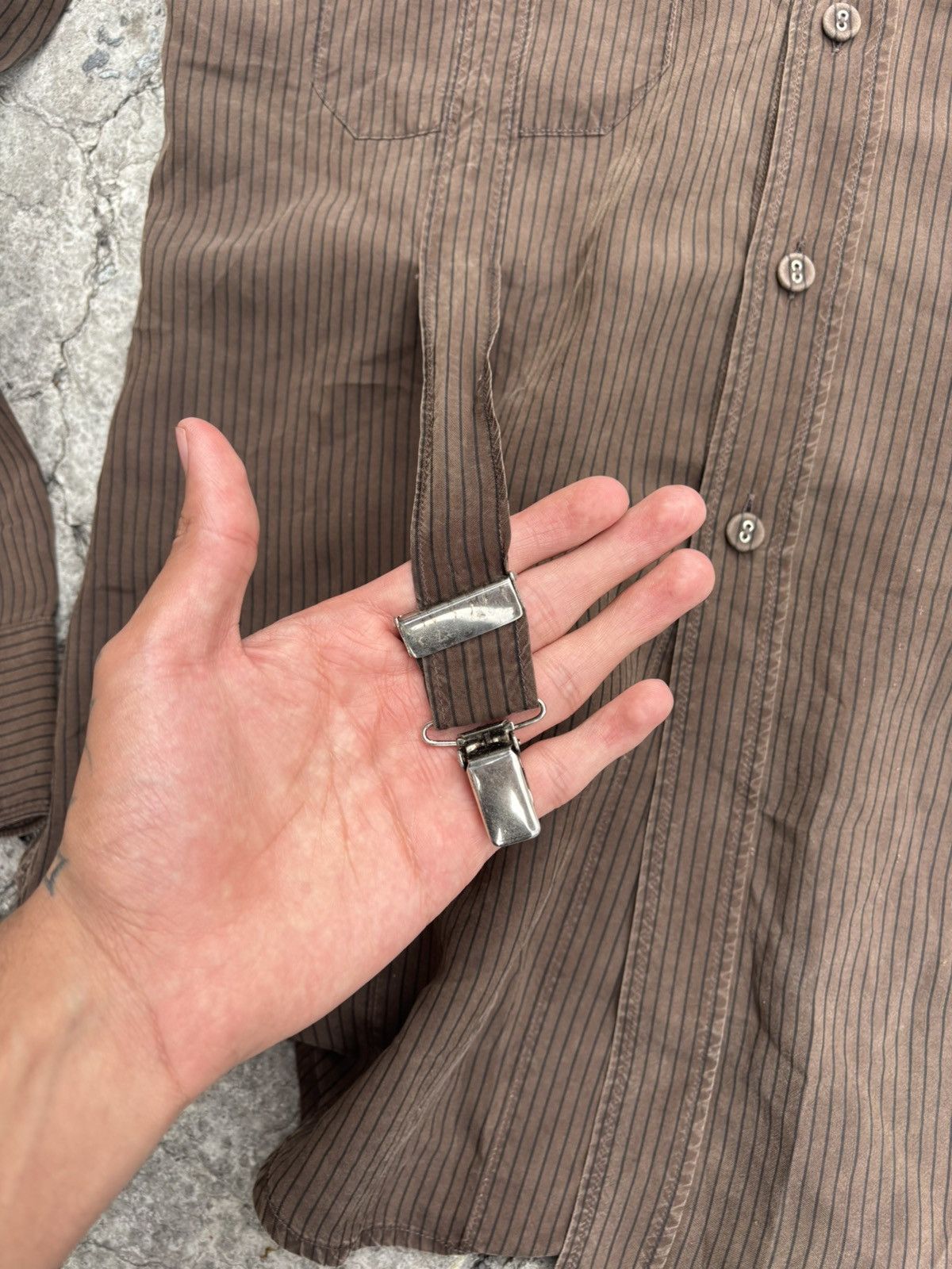 Jean Paul Gaultier Vintage Shirt Button Brown
