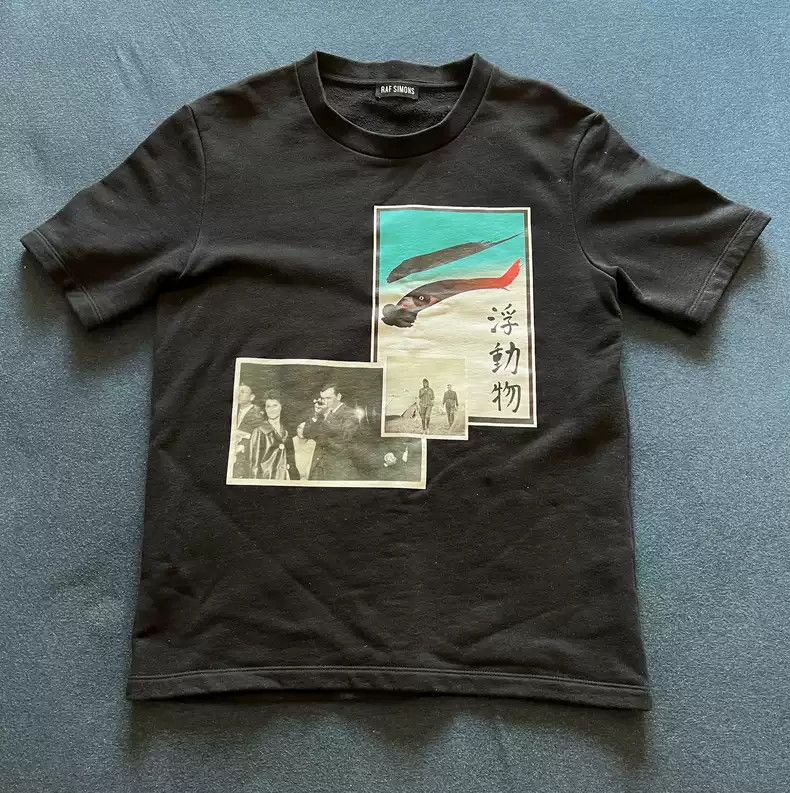 Raf Simons Raf simons printed black t-shirt Size US M / EU 48-50 / 2 - 1 Thumbnail