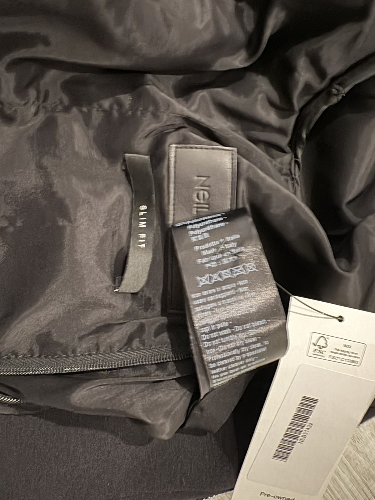 Neil Barrett neil barrett leather jacket Size US XS / EU 42 / 0 - 6 Thumbnail