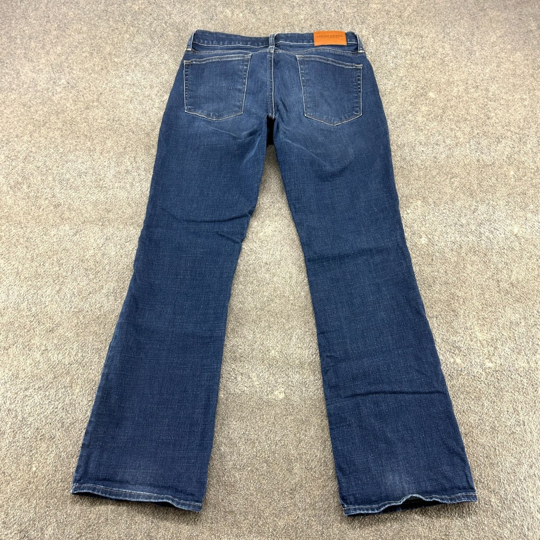 Lucky Brand VINTAGE Lucky Brand Jeans Women 10x30 Blue Bootcut Dark Wash Stretch Distressed Casual USA Womens Size 24" / US 00 / IT 34 - 7 Thumbnail