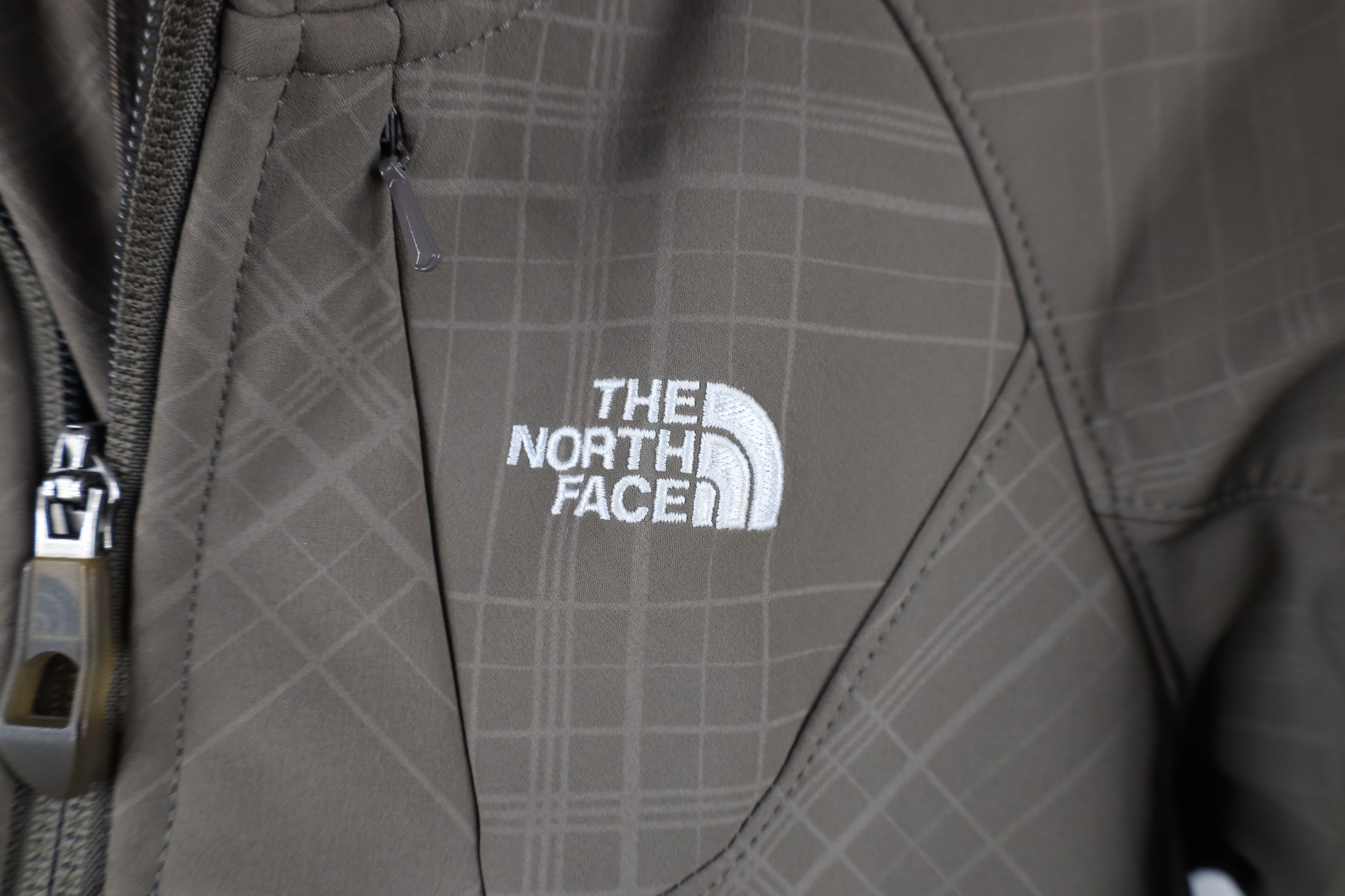 The North Face × Vintage The North Face Fleece Lined Soft Shell Hooded Jacket Brown Size XS / US 0-2 / IT 36-38 - 7 Thumbnail