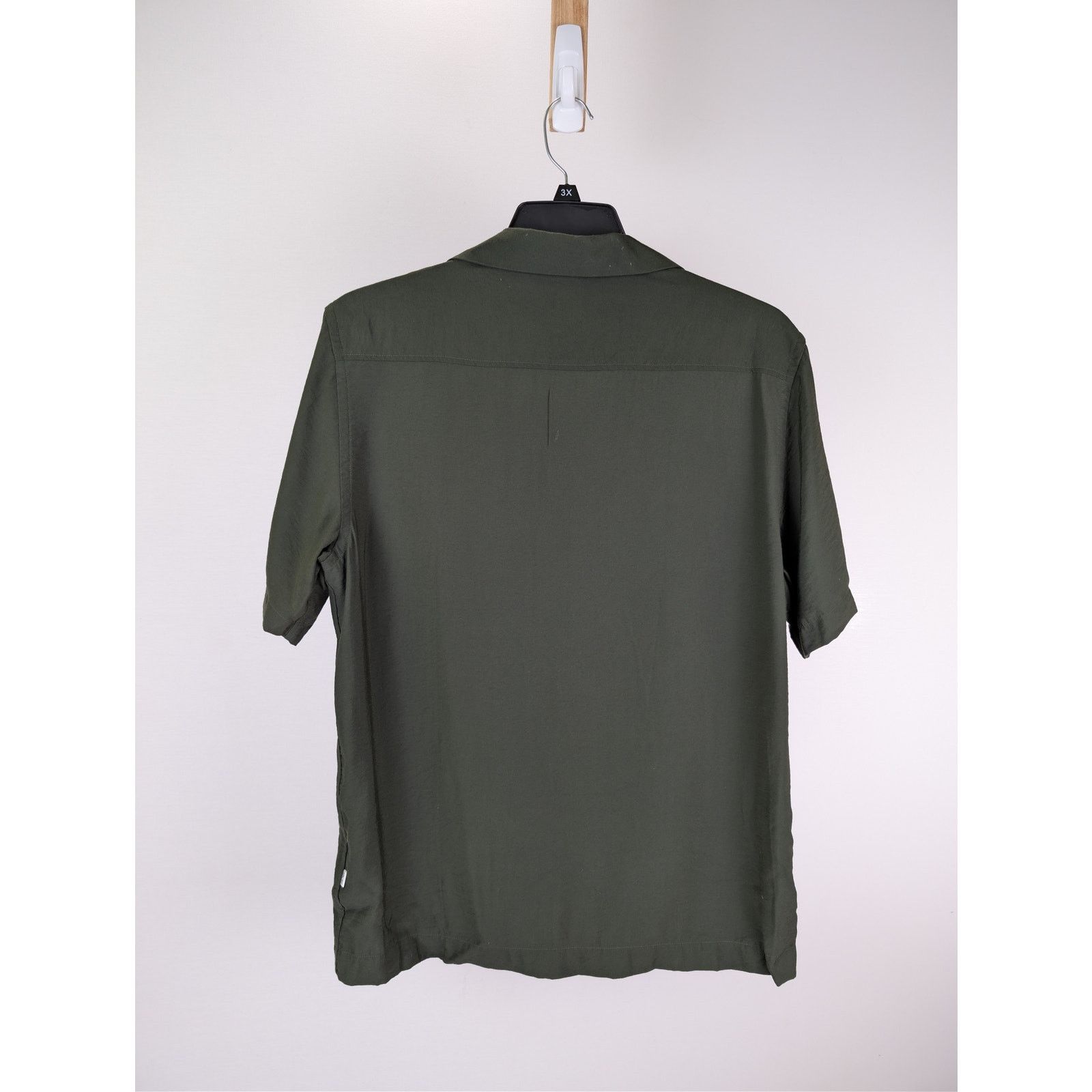 NN07 o1rshd1 CC20 Men's Dark Green Resort Collar Shirt Size US S / EU 44-46 / 1 - 15 Thumbnail