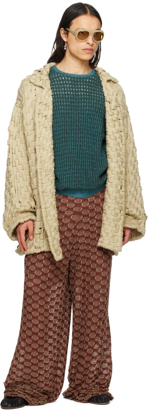 Other Isa Boulder Tan Burlap Jacket (Handwoven) Size US S / EU 44-46 / 1 - 6 Thumbnail
