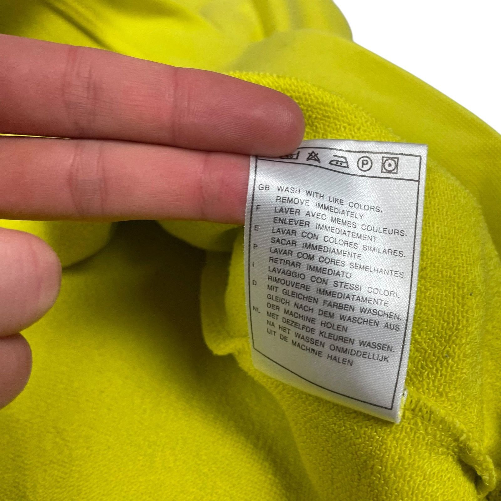 Nike × Vintage Nike Women's Yellow Swoosh Pullover Sweatshirt Large (12-14) Size L / US 10 / IT 46 - 10 Thumbnail