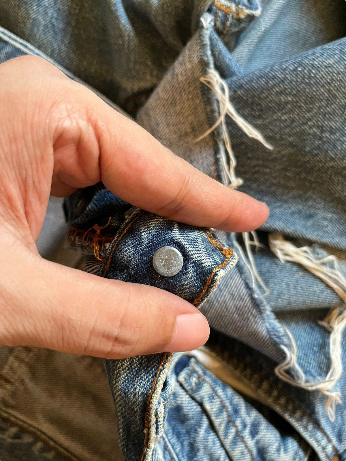 Levi's Vintage 70s Levis 501 Selvedge 524 Loose Jean Shorts Jorts Size US 29 - 4 Thumbnail