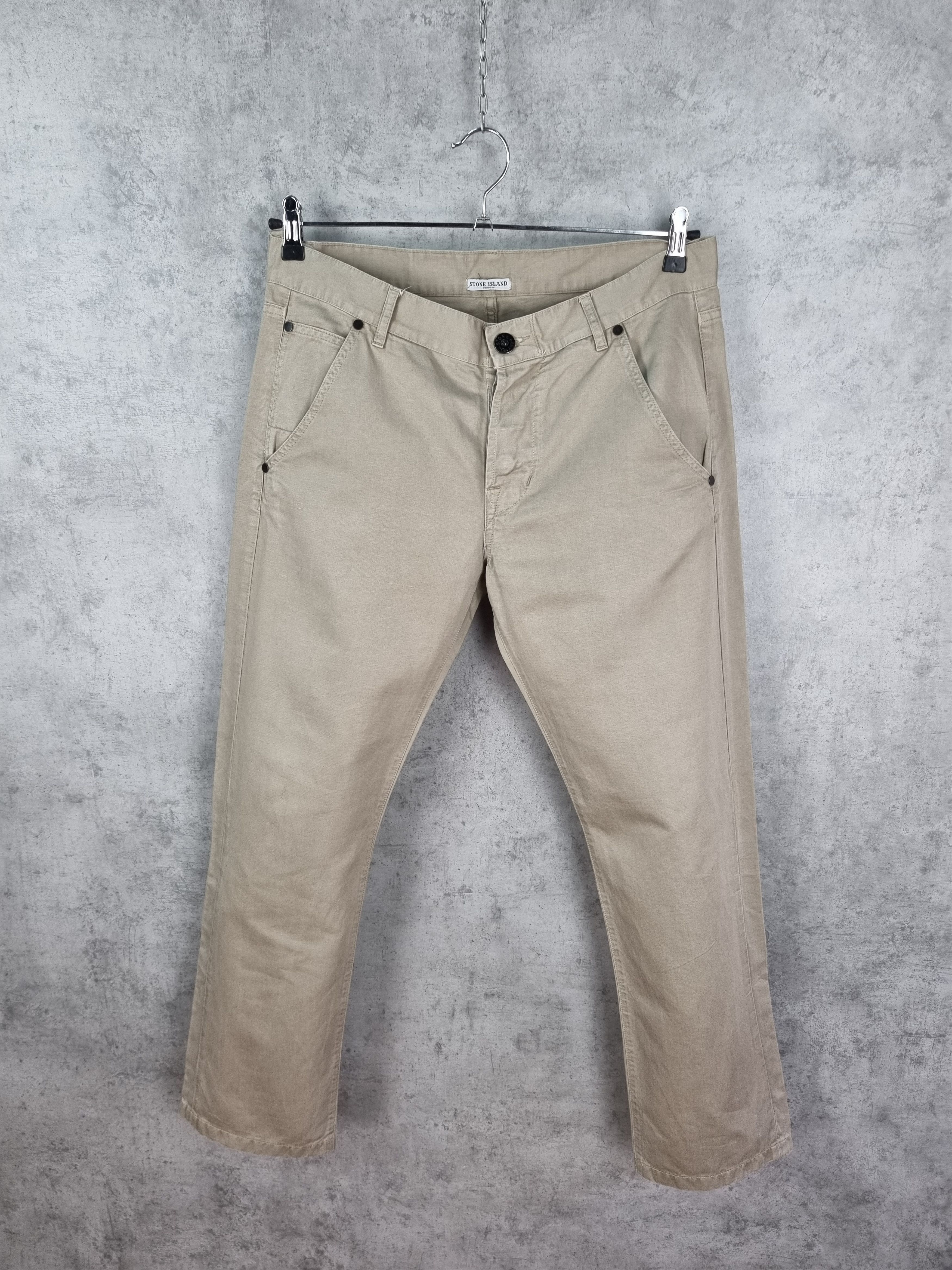 Stone Island × Vintage Stone Island Casual Light Fabrics Cotton Pant Size US 32 / EU 48 - 3 Thumbnail