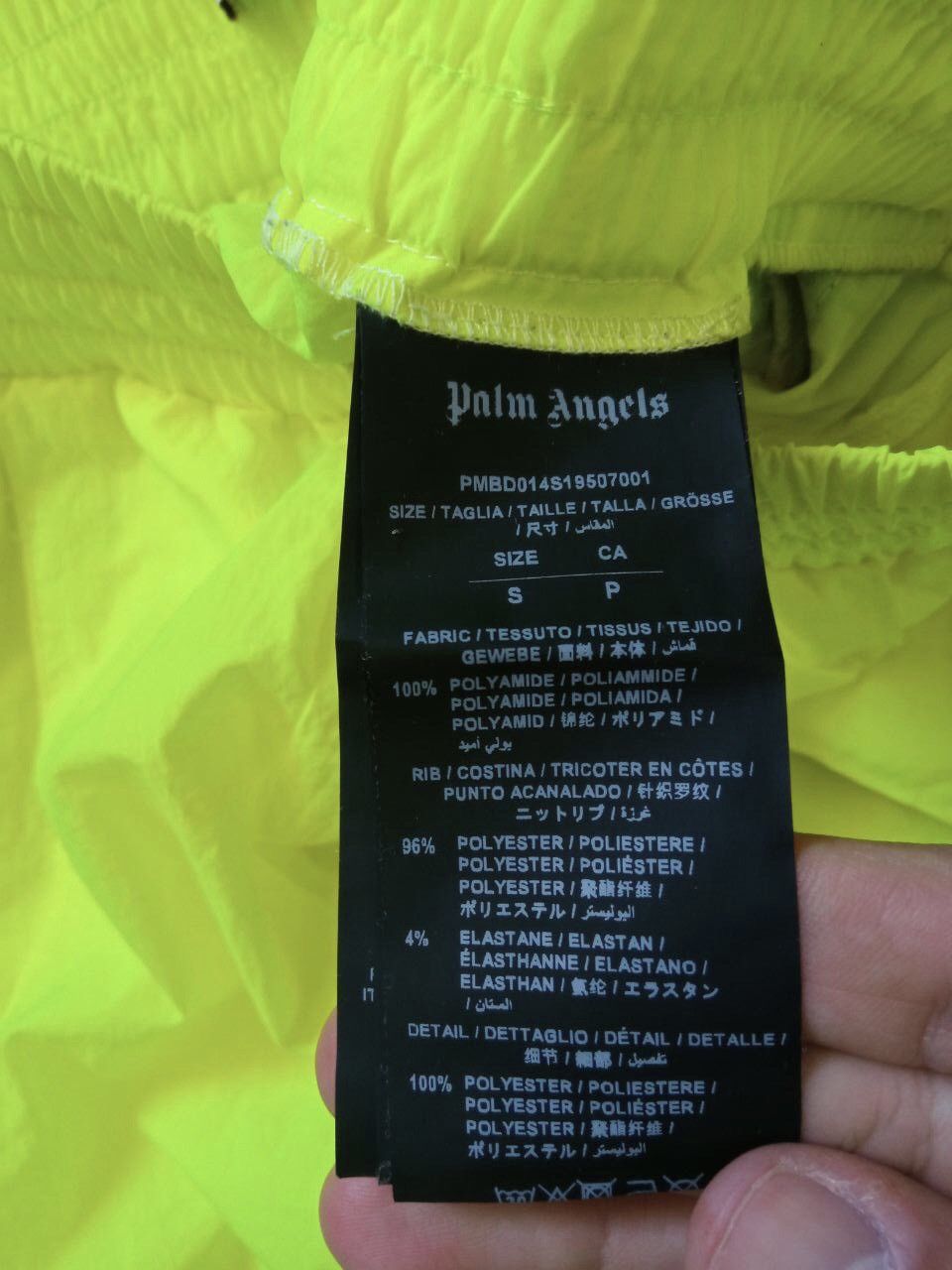 Palm Angels Palm Angels Side Striped Neon Polyamide Logo Track Pants Size US 30 / EU 46 - 7 Thumbnail