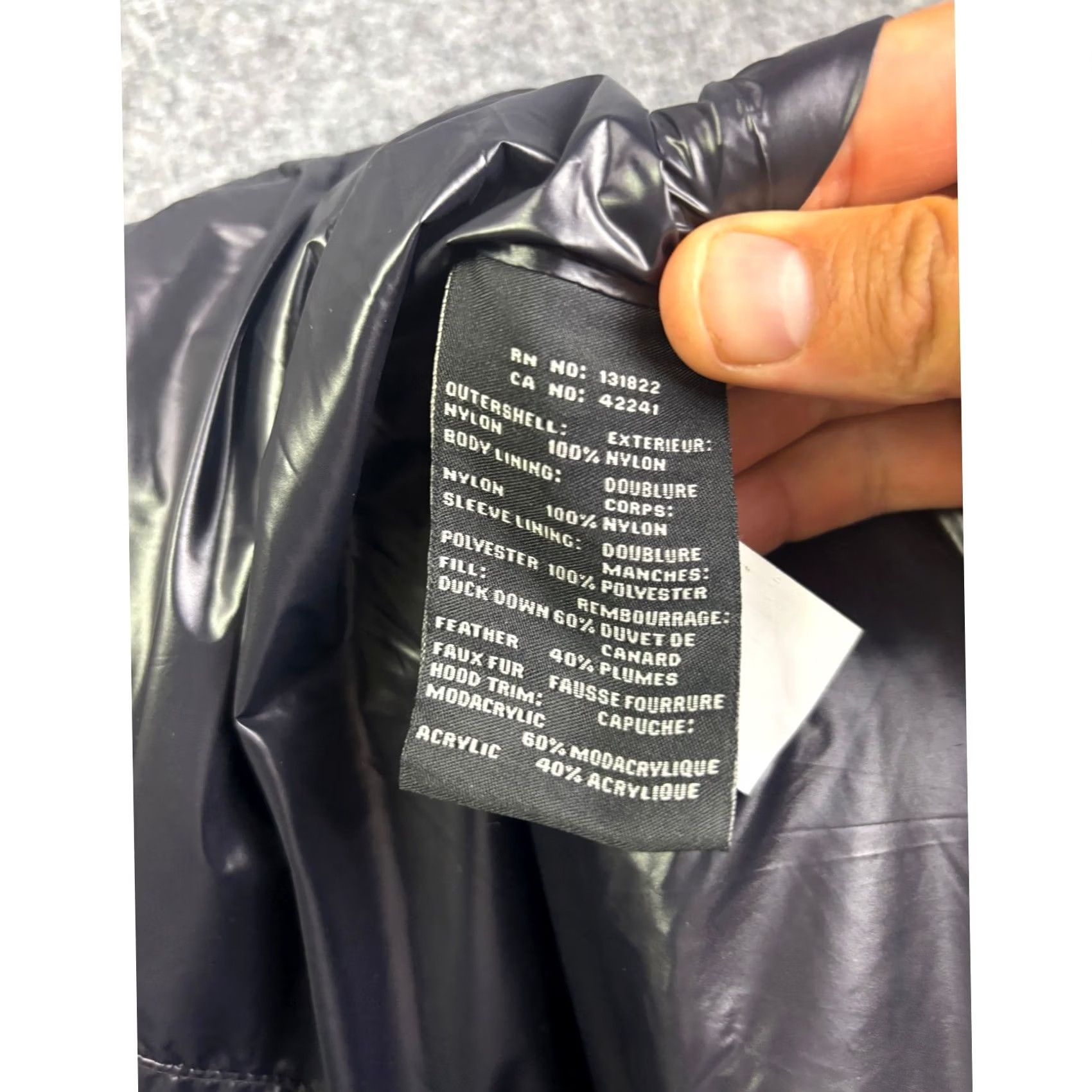 Vintage VINTAGE S13 Puffer Jacket Womens XL Black Glossy Down Filled Quilted Winter Coat Size XL / US 12-14 / IT 48-50 - 6 Thumbnail
