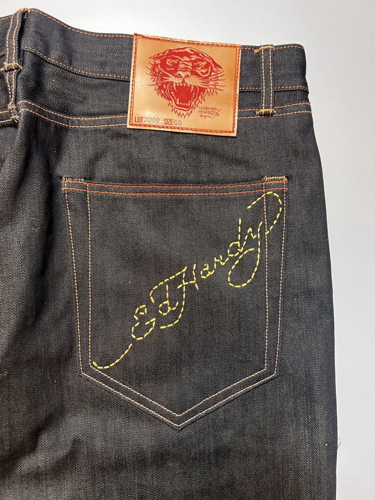 Ed Hardy Ed Hardy 2009 Denim Jeans Raw denim Size US 40 / EU 56 - 2 Thumbnail