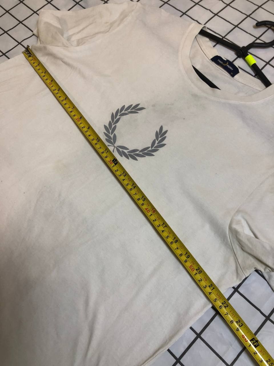 Fred Perry Fred Perry Men's Textured Regular Fit T-Shirt Size US XL / EU 56 / 4 - 12 Thumbnail