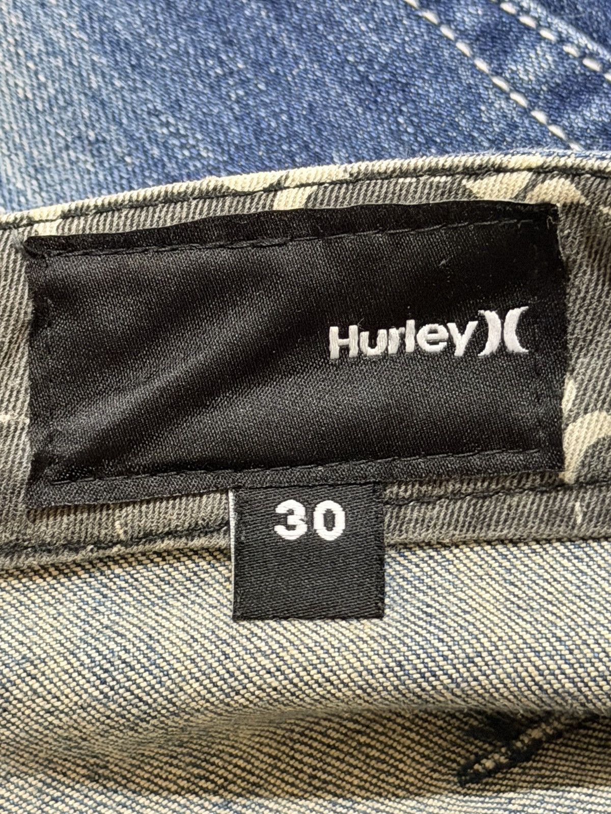 Hurley Vintage Y2K Hurley Blue Faded Wash Distressed Straight Leg Size US 32 / EU 48 - 8 Thumbnail